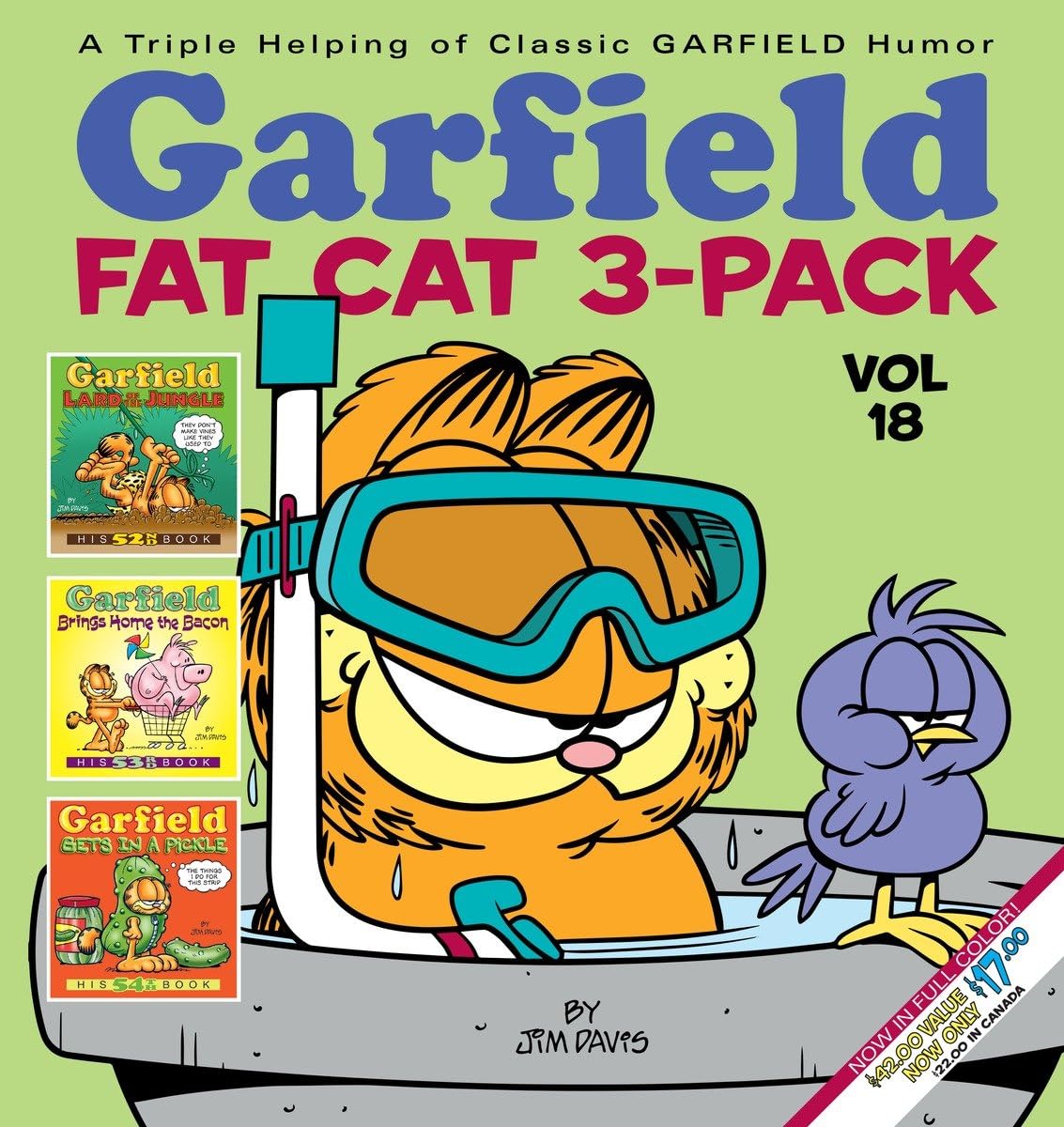 Garfield Fat Cat 3Pack #18,Used