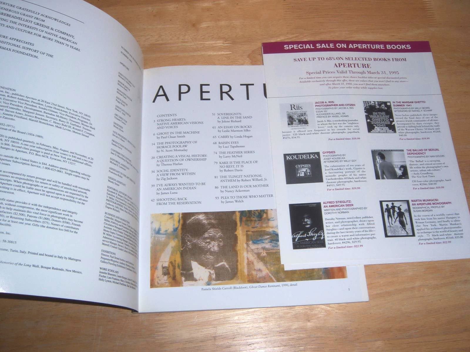 Strong Hearts: Native American Visions and Voices (Aperture),Used