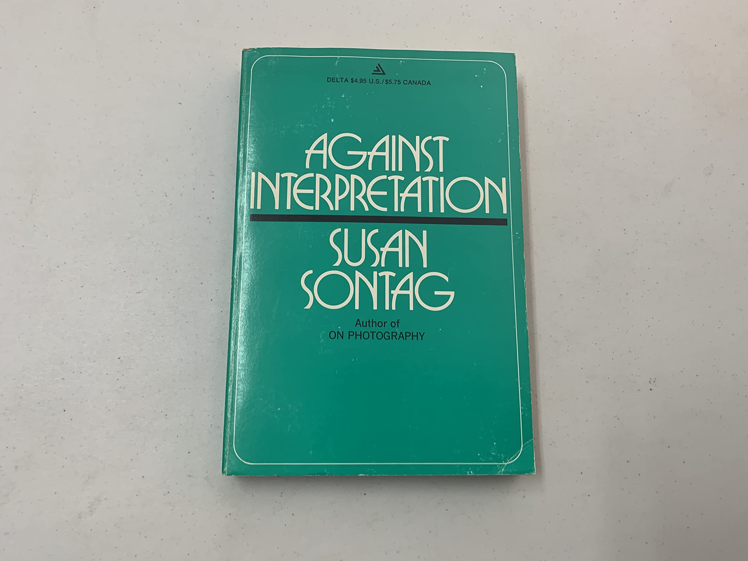 Against Interpretation And Other Essays,Used