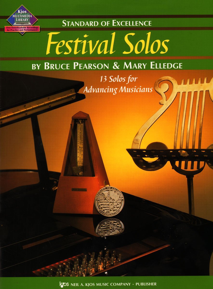W39HF Standard of Excellence Festival Solos Book 3 French Horn,Used