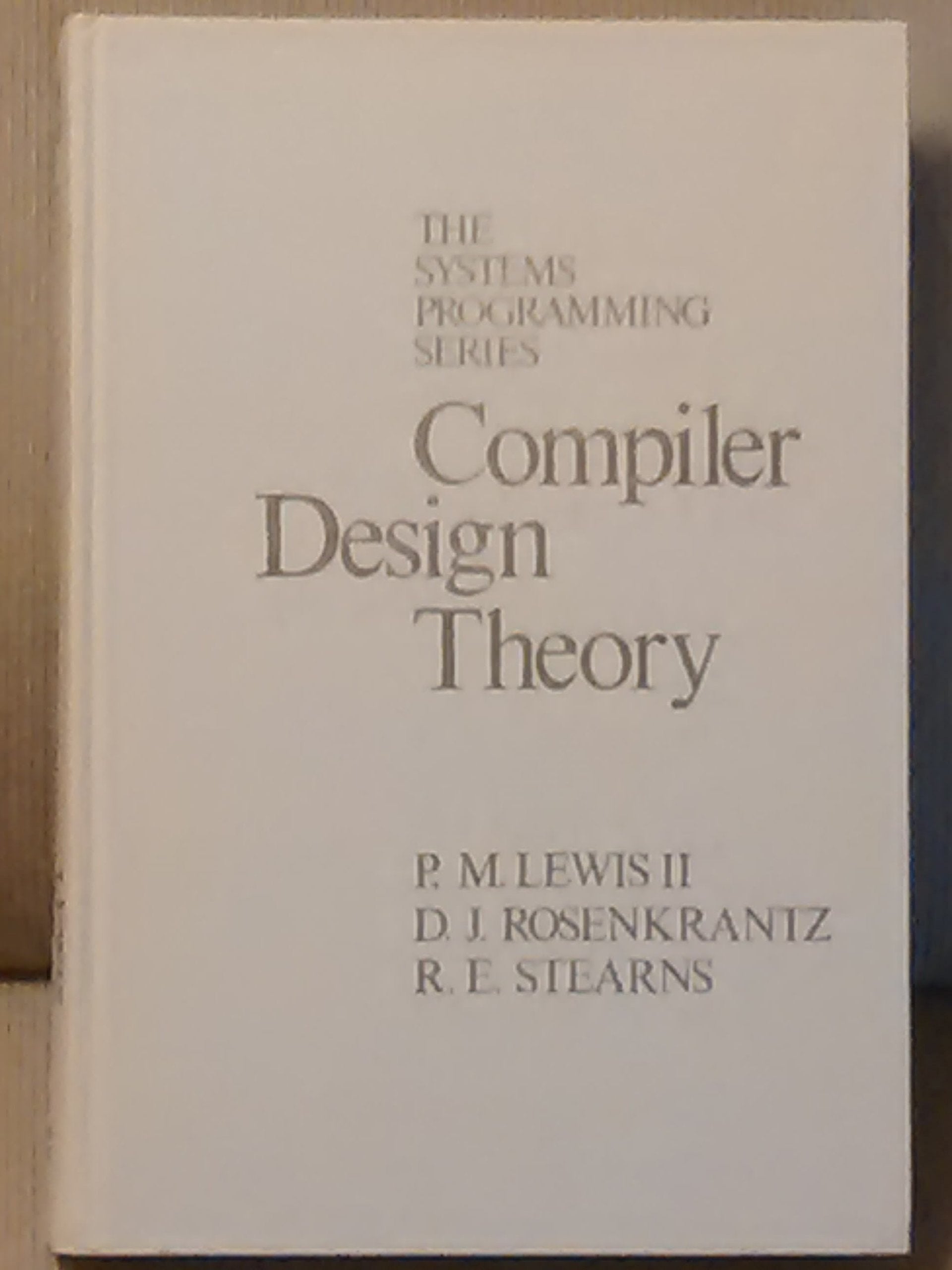 Compiler Design Theory,New