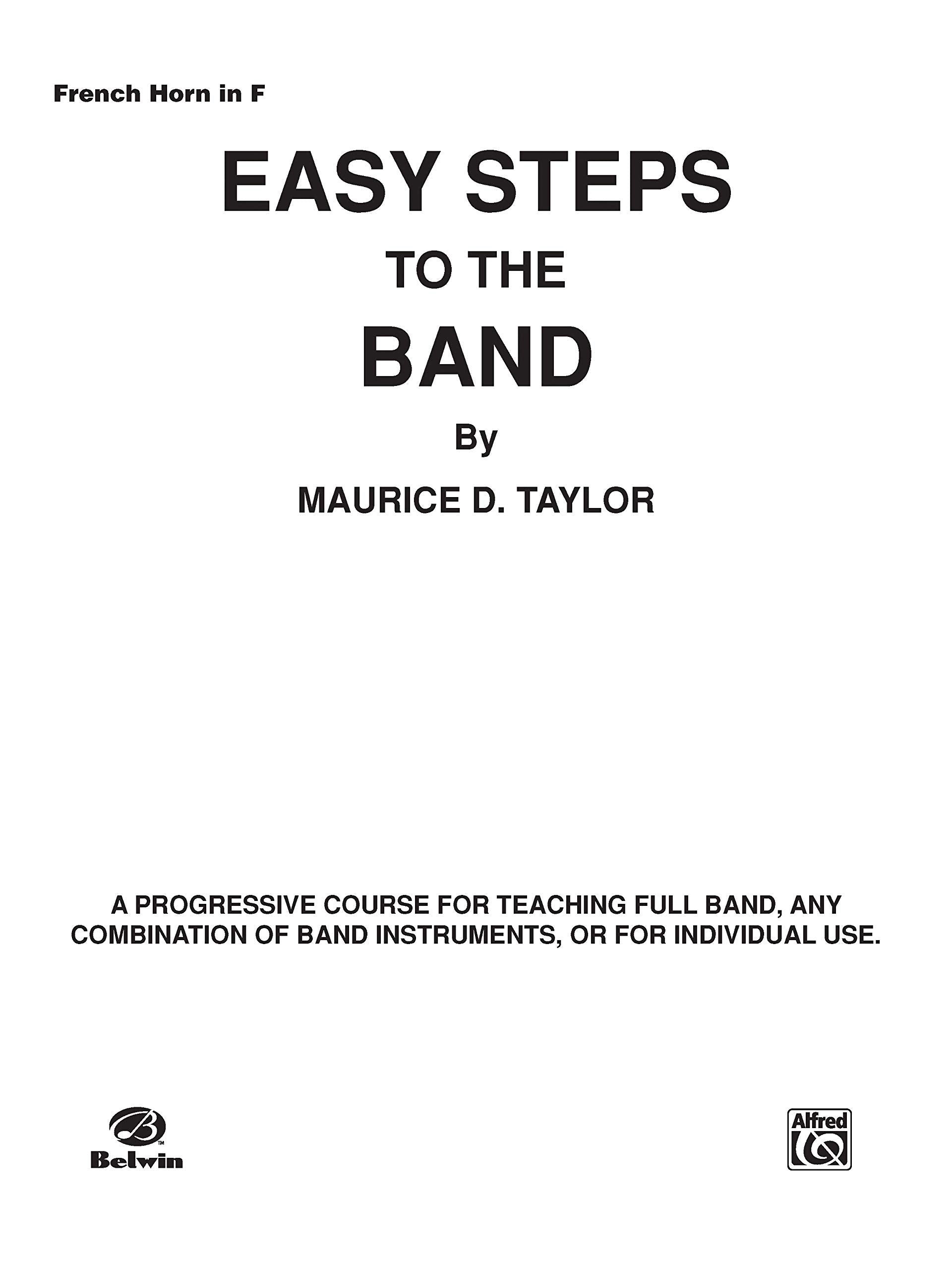 Easy Steps to the Band: Horn in F,Used
