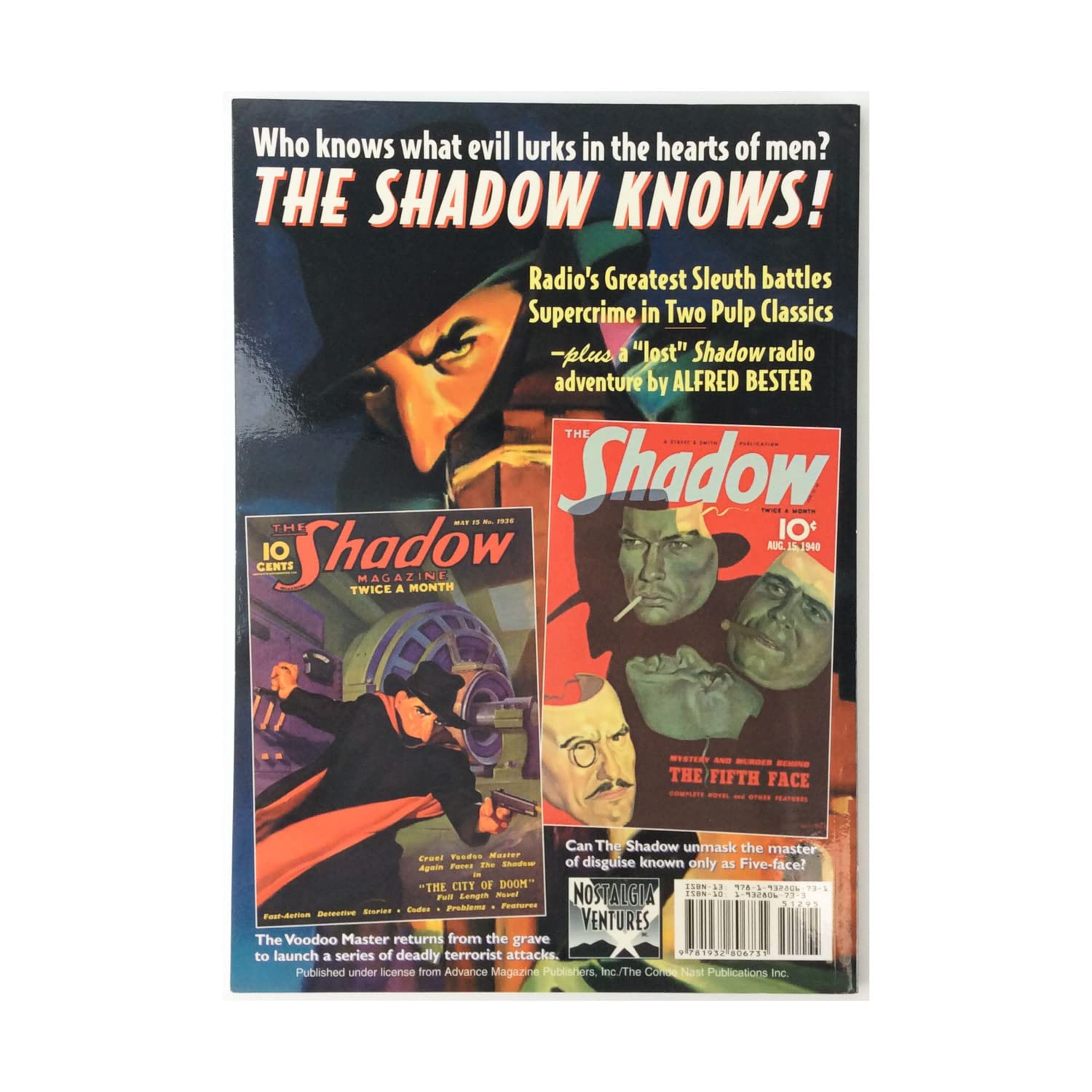 The Shadow: The City of Doom / The Fifth Face,New