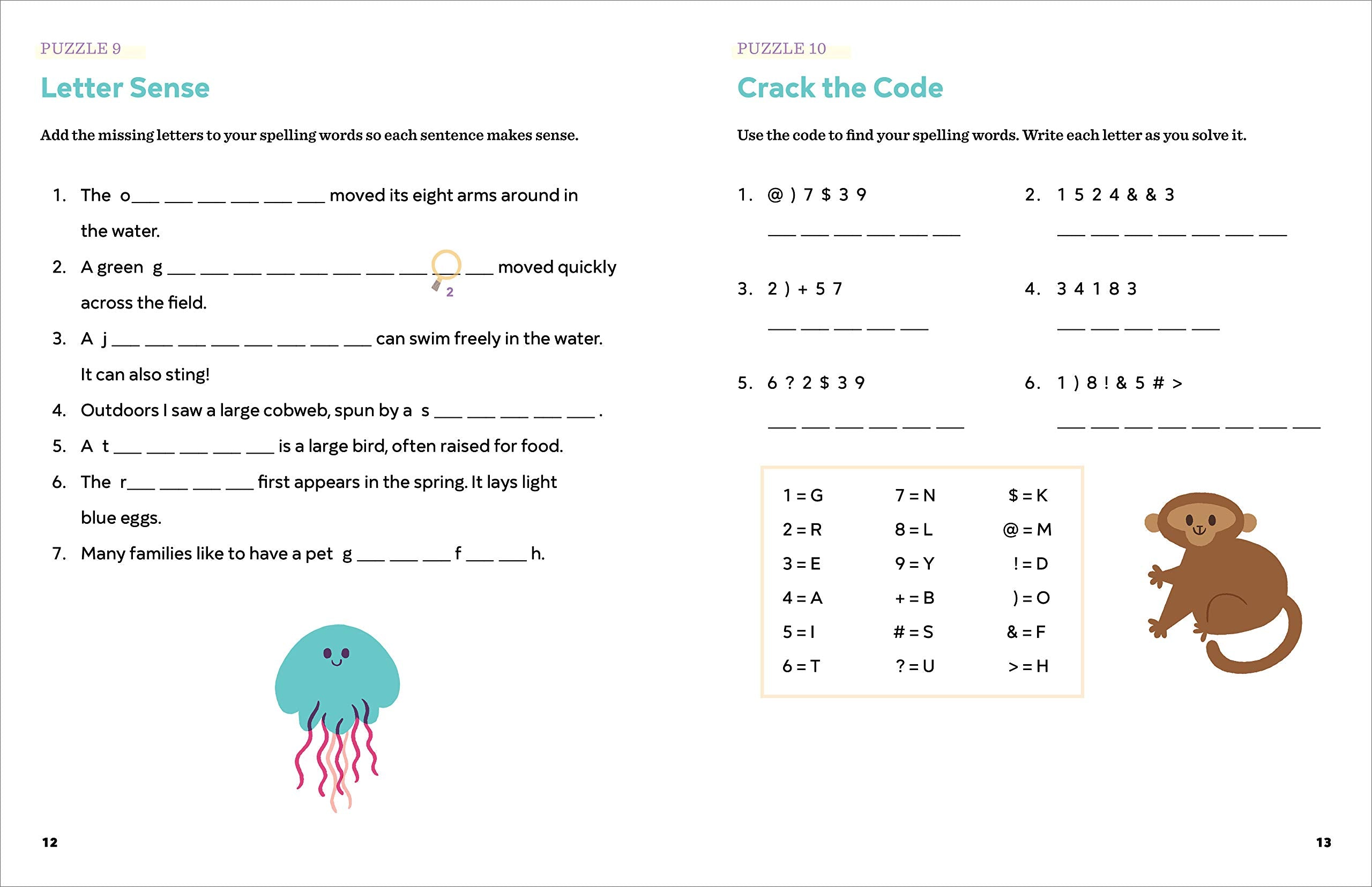 Word Detective, Grade 3: 130 Games and Puzzles to Improve Spelling,Used