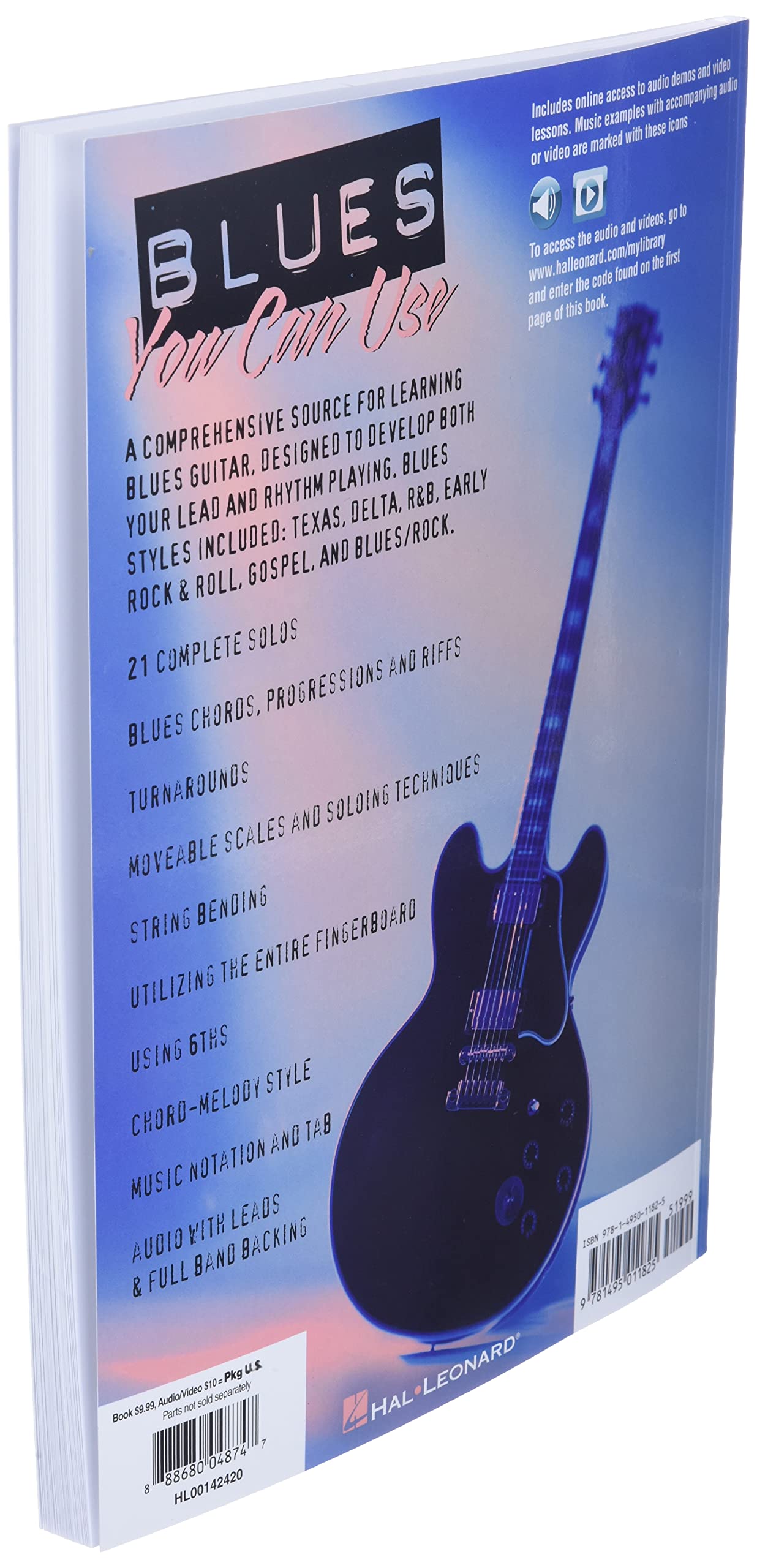 Blues You Can Use 2nd Edition: A Complete Guide to Learning Blues Guitar (Bk/Online Media),Used