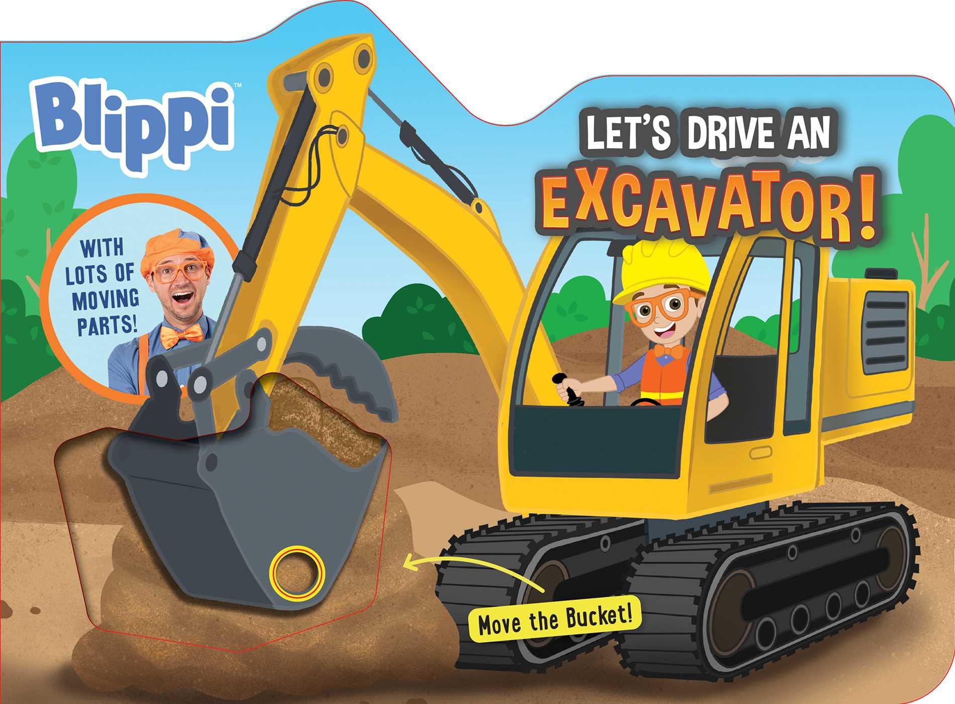Blippi: Let'S Drive An Excavator! (Deluxe Board Book),Used