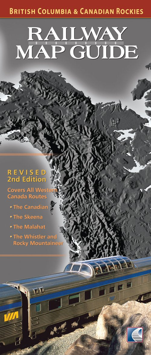 Railway Map Guide: British Columbia And Canadian Rockies,Used