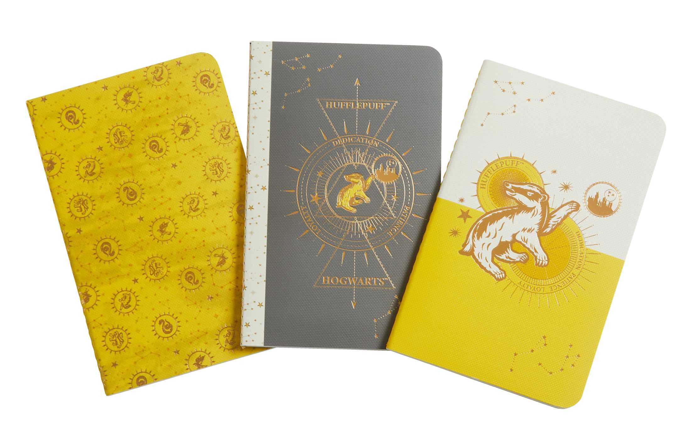Harry Potter: Hufflepuff Constellation Sewn Pocket Notebook Collection (Harry Potter: Constellation),Used