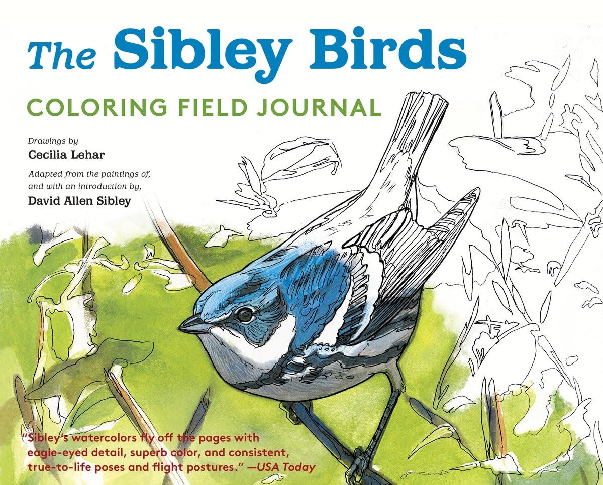 The Sibley Birds Coloring Field Journal,Used
