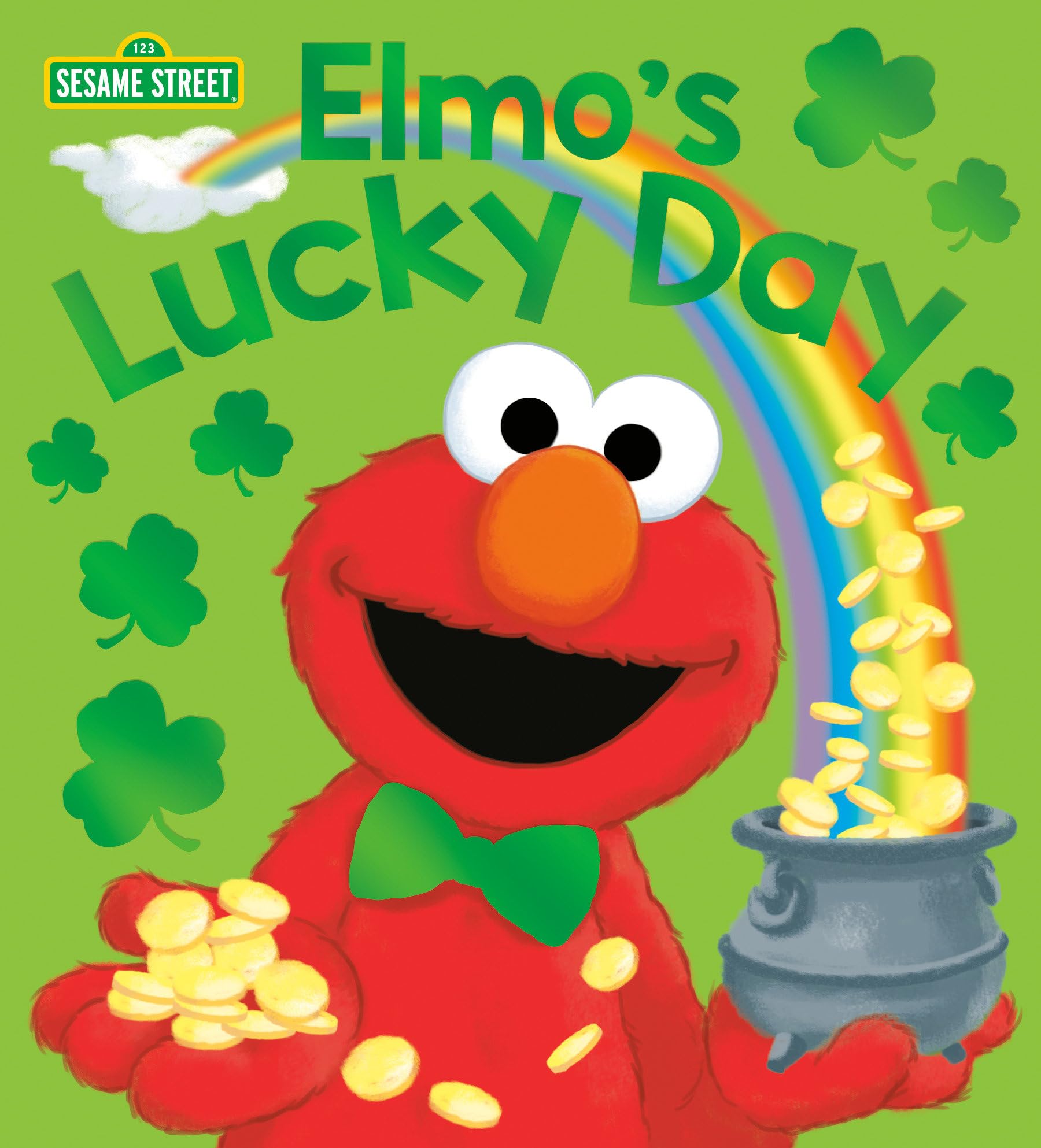 Elmo's Lucky Day (Sesame Street) (Sesame Street Board Books),Used