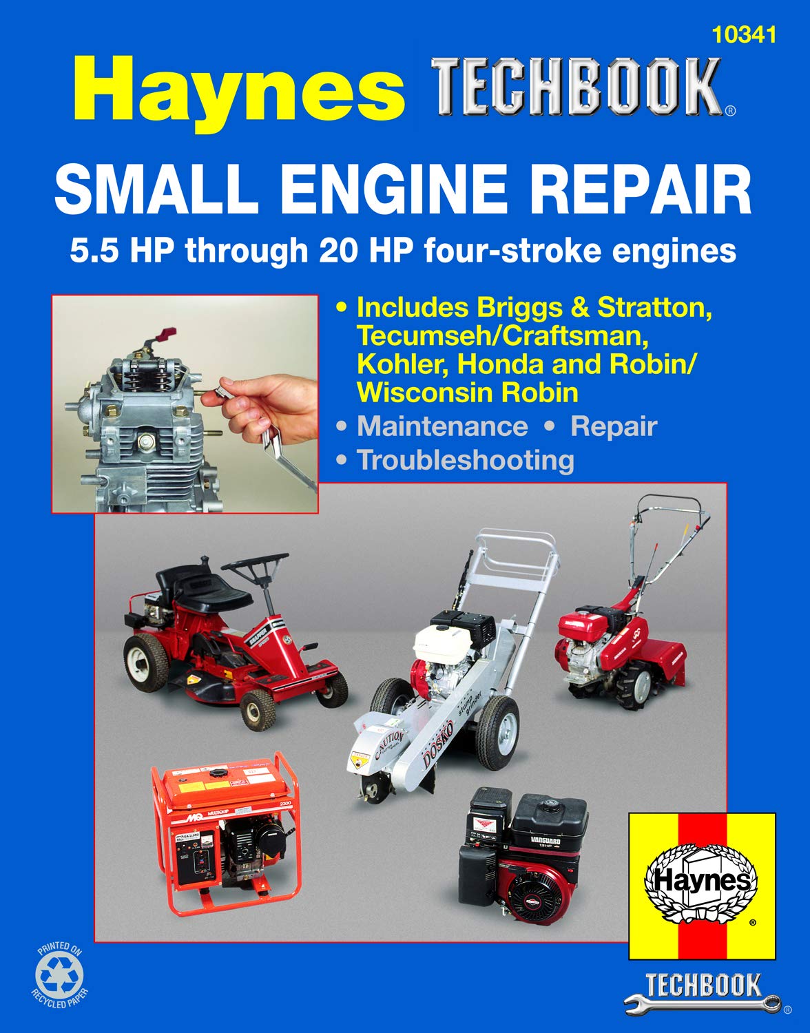 Small Engine Repair for 5.5HP thru 20HP Haynes TECHBOOK,New