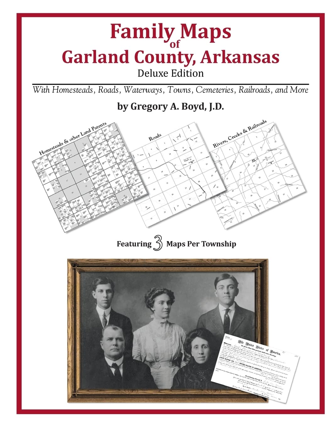 Family Maps of Garland County, Arkansas,Used