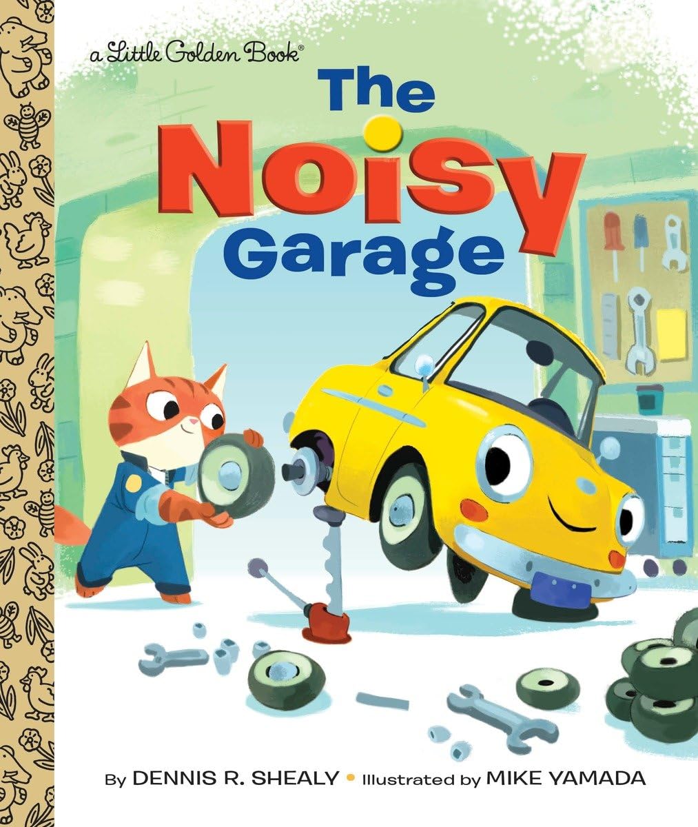 The Noisy Garage (Little Golden Book),Used