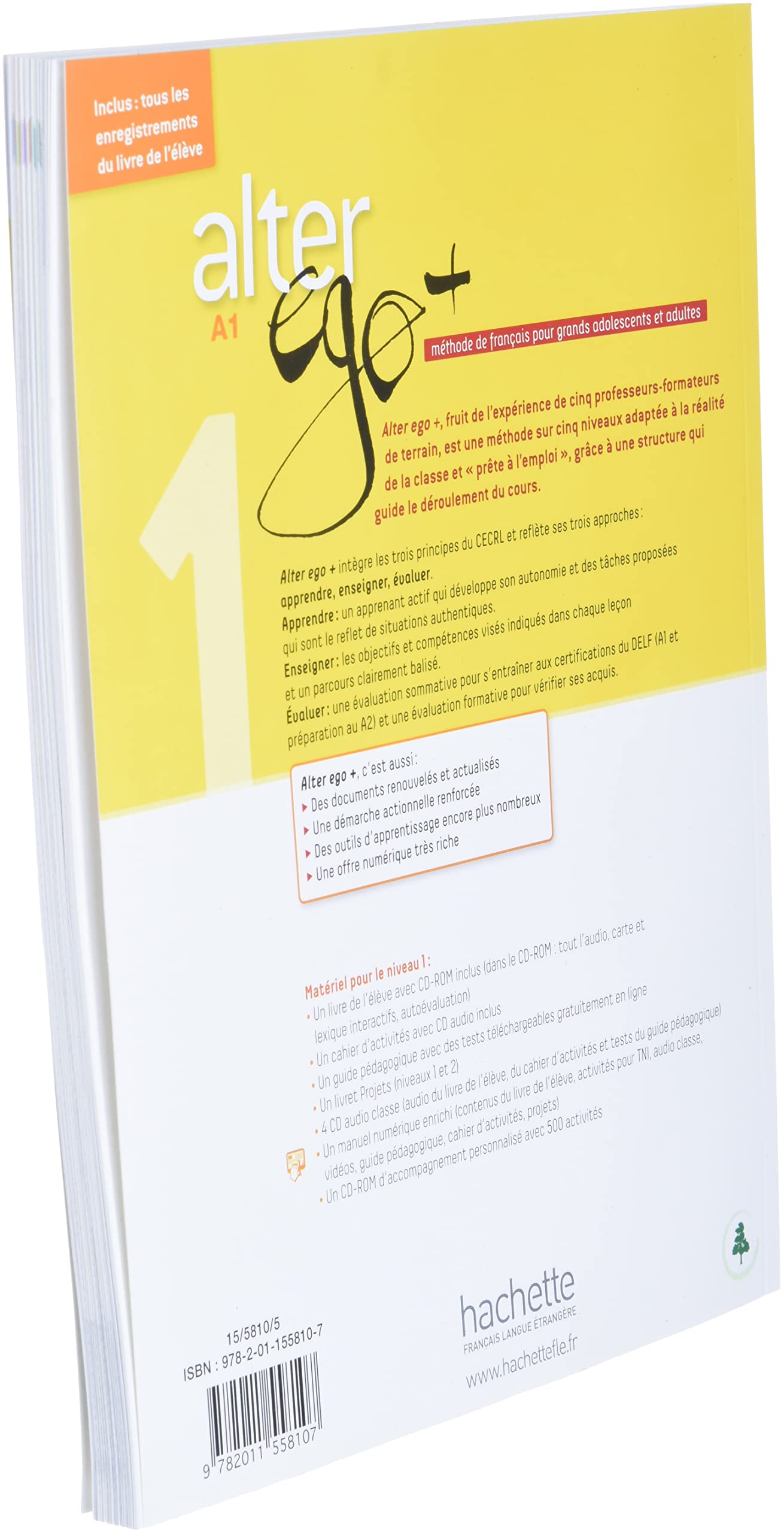 Alter Ego + 1: Livre de l'?l?ve + CDROM + Parcours Digital: Alter Ego + 1: Livre de l'?l?ve + CDROM + Projets,New