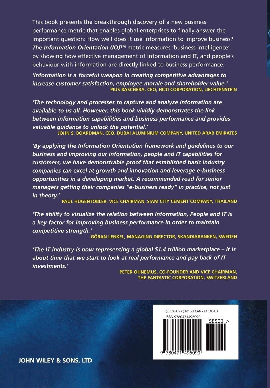 Making the Invisible Visible: How Companies Win with the Right Information, People and IT,Used