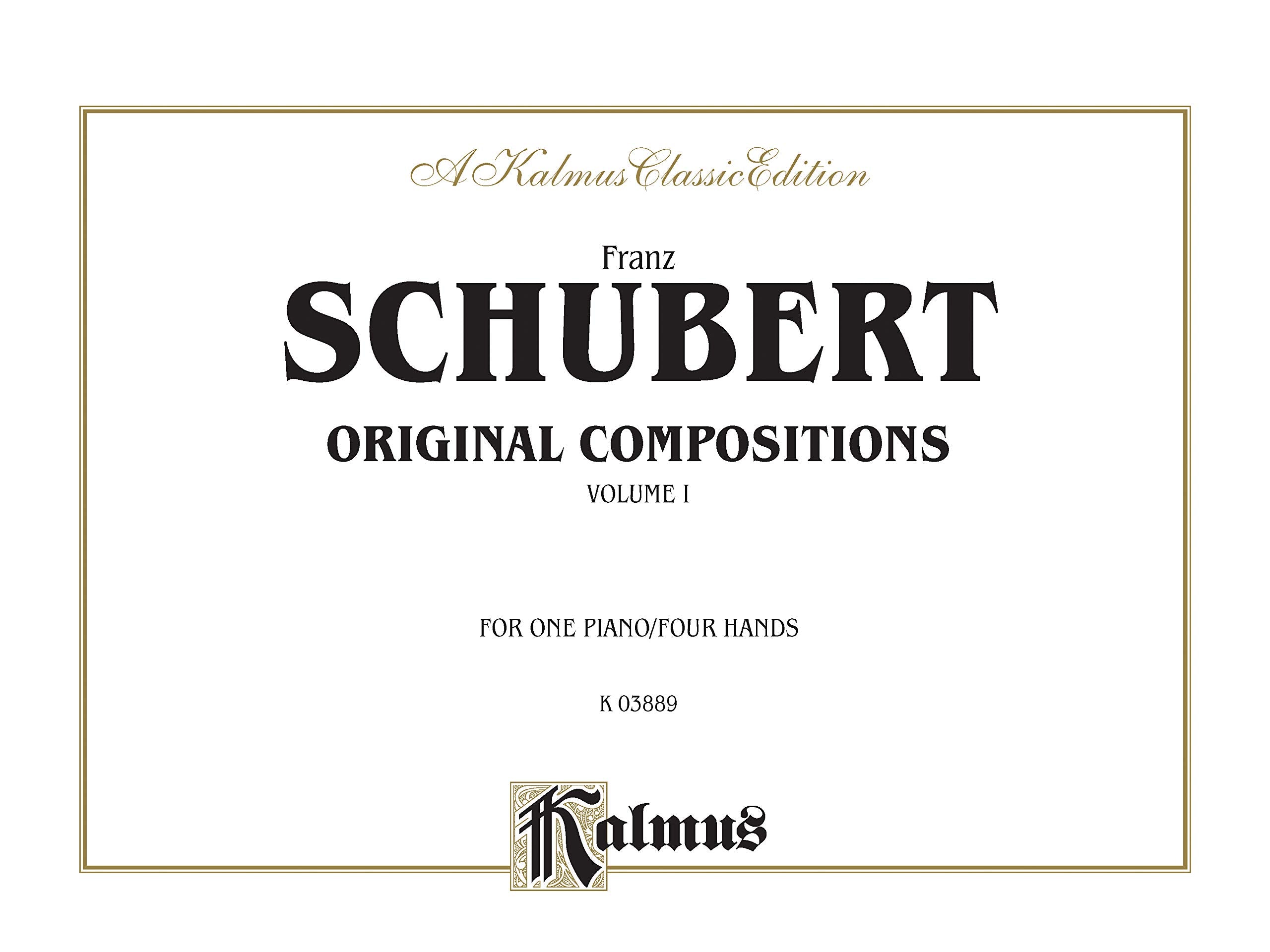 Original Compositions for Four Hands, Vol 1: Comb Bound Book (Kalmus Edition, Vol 1),Used