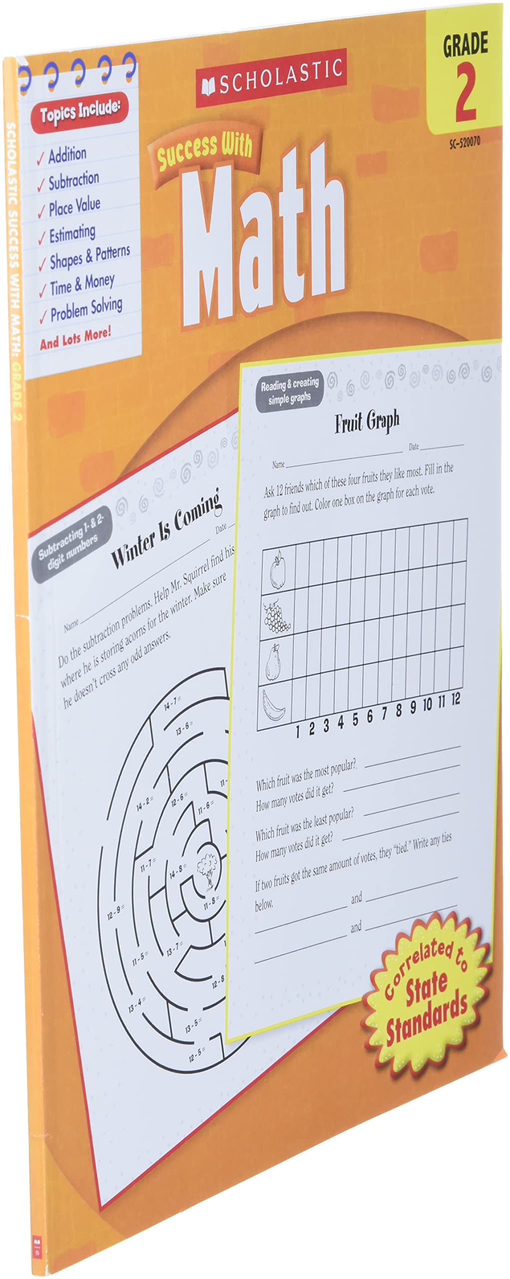 Scholastic Success With Math, Grade 2,Used