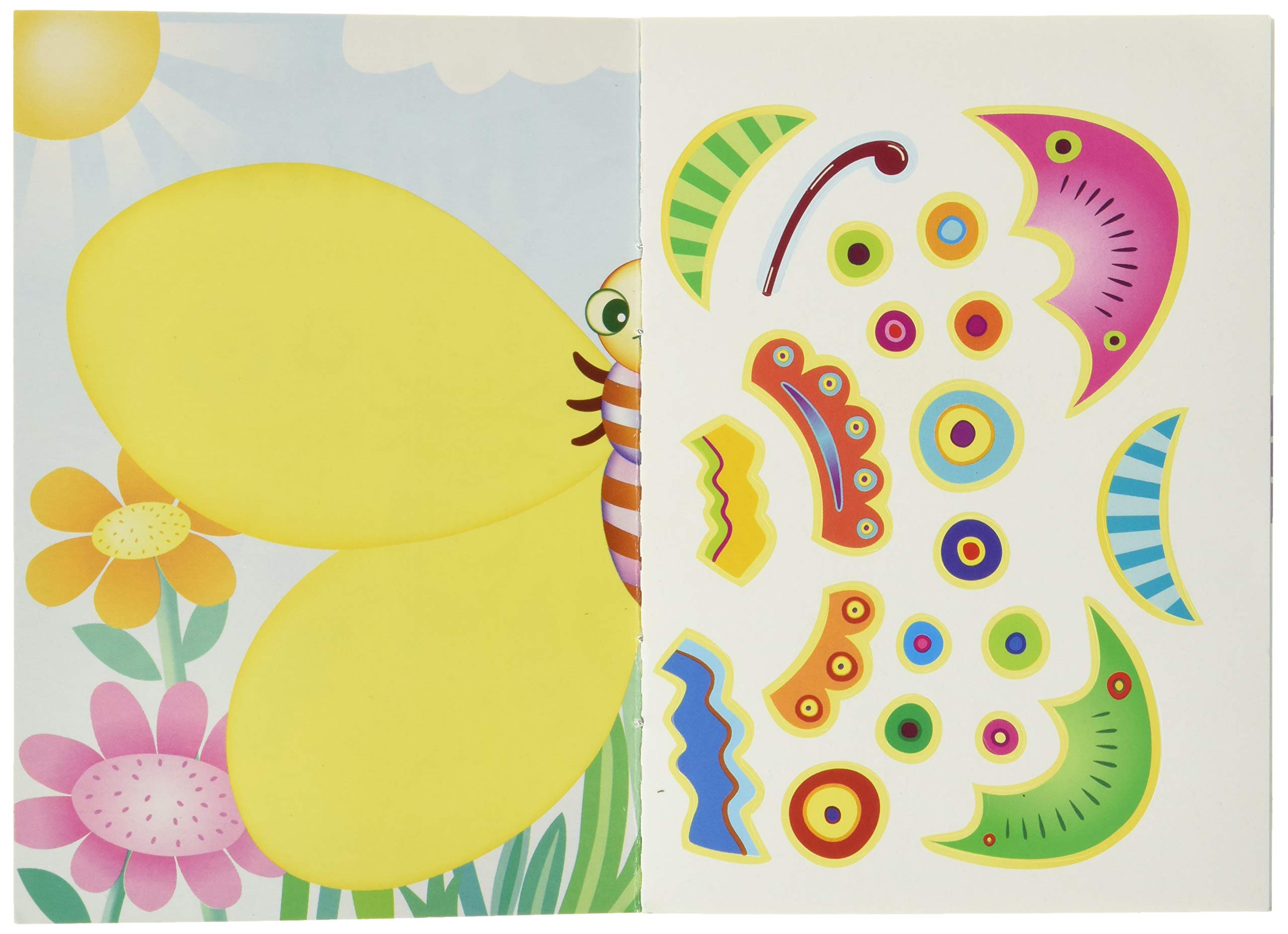 Make Your Own Butterfly Sticker Activity Book (Dover Little Activity Books: Insects),Used