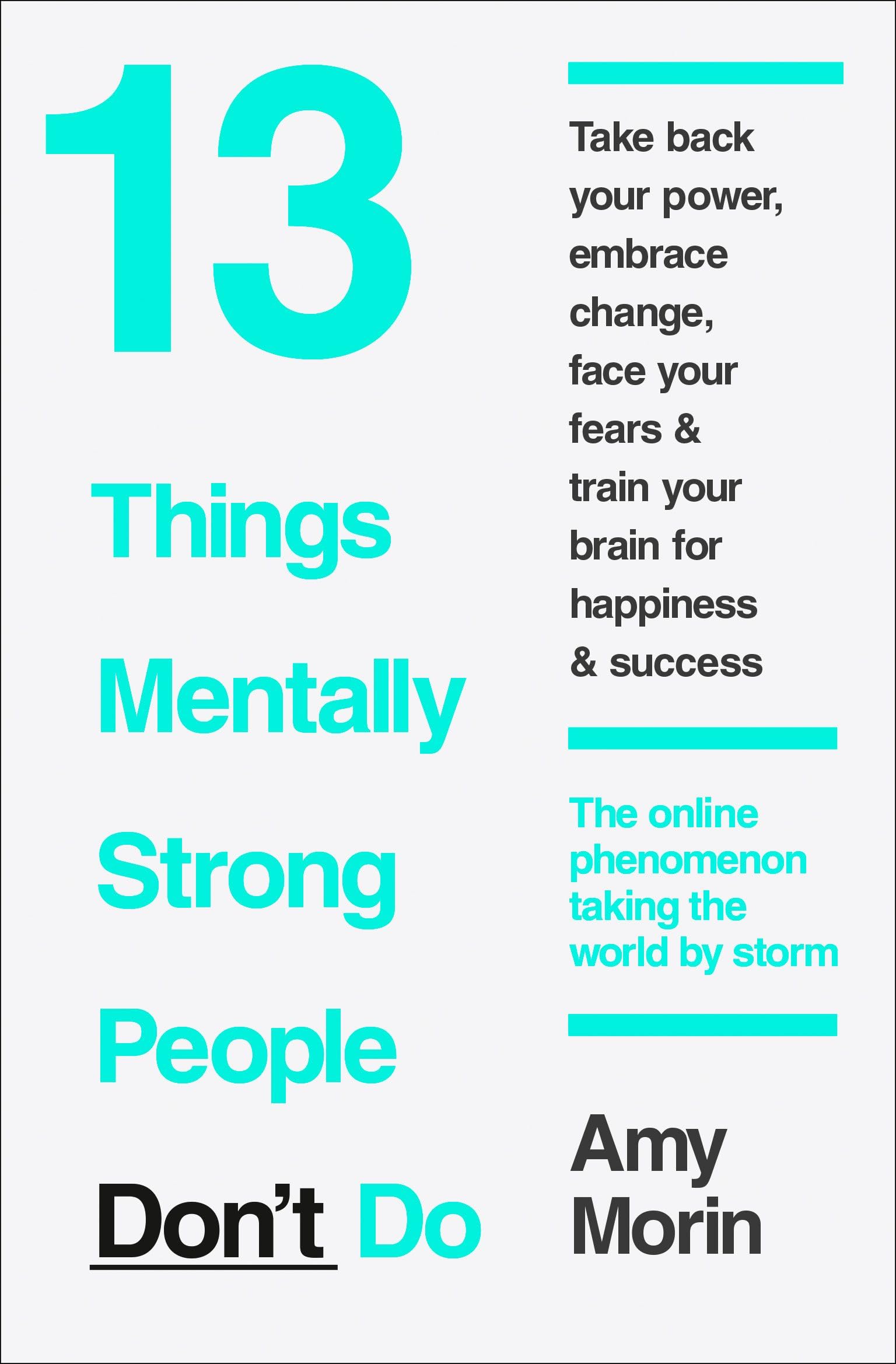 13 Things Mentally Strong People Don't Do,Used