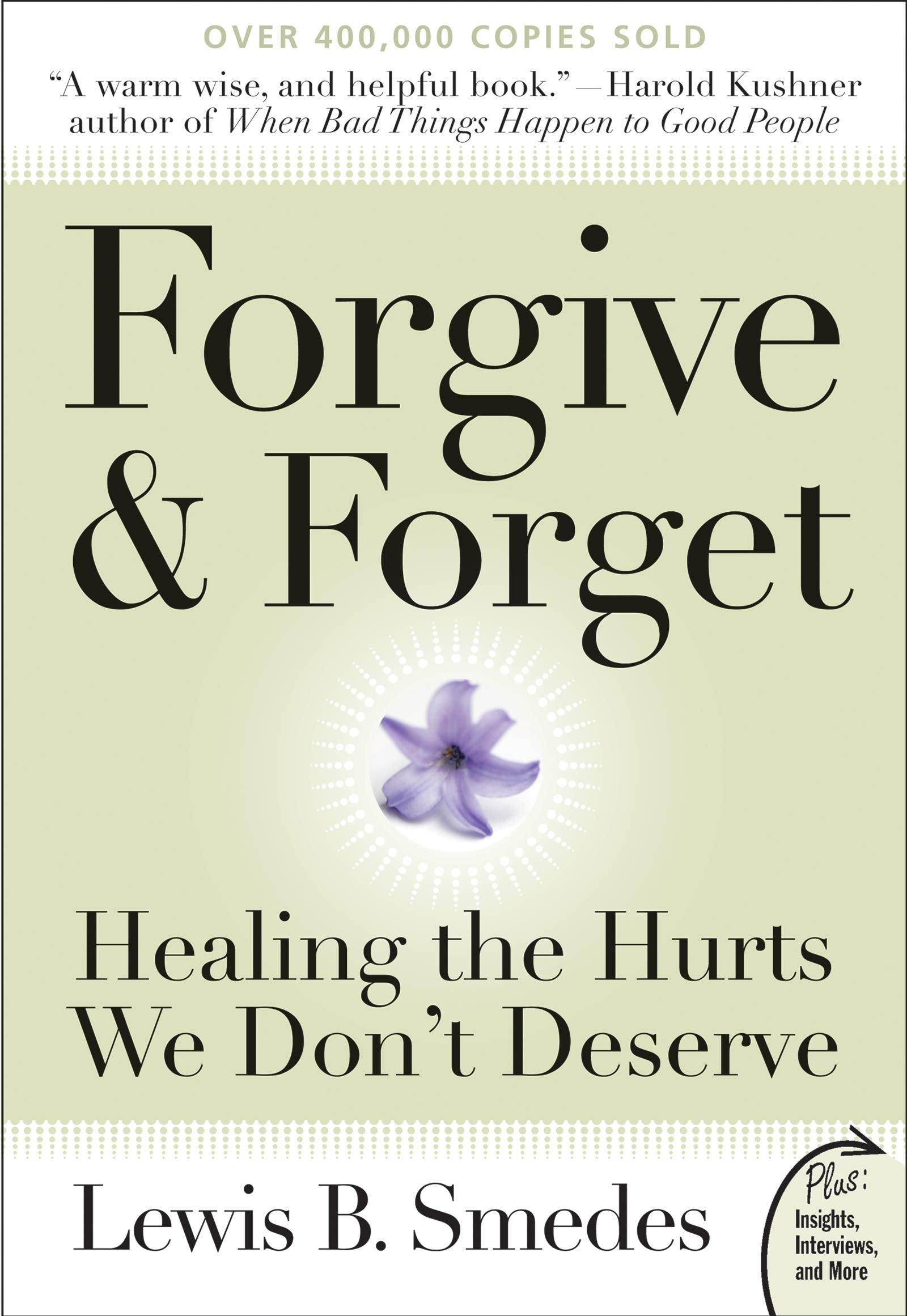 Forgive and Forget: Healing the Hurts We Don't Deserve (Plus),Used