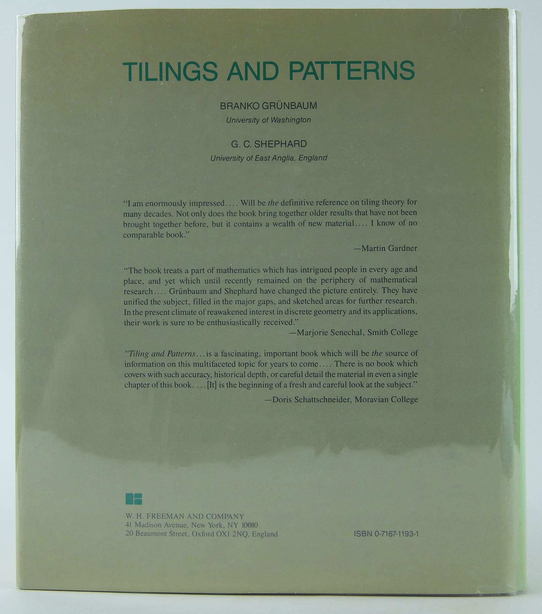 Tilings and Patterns,Used