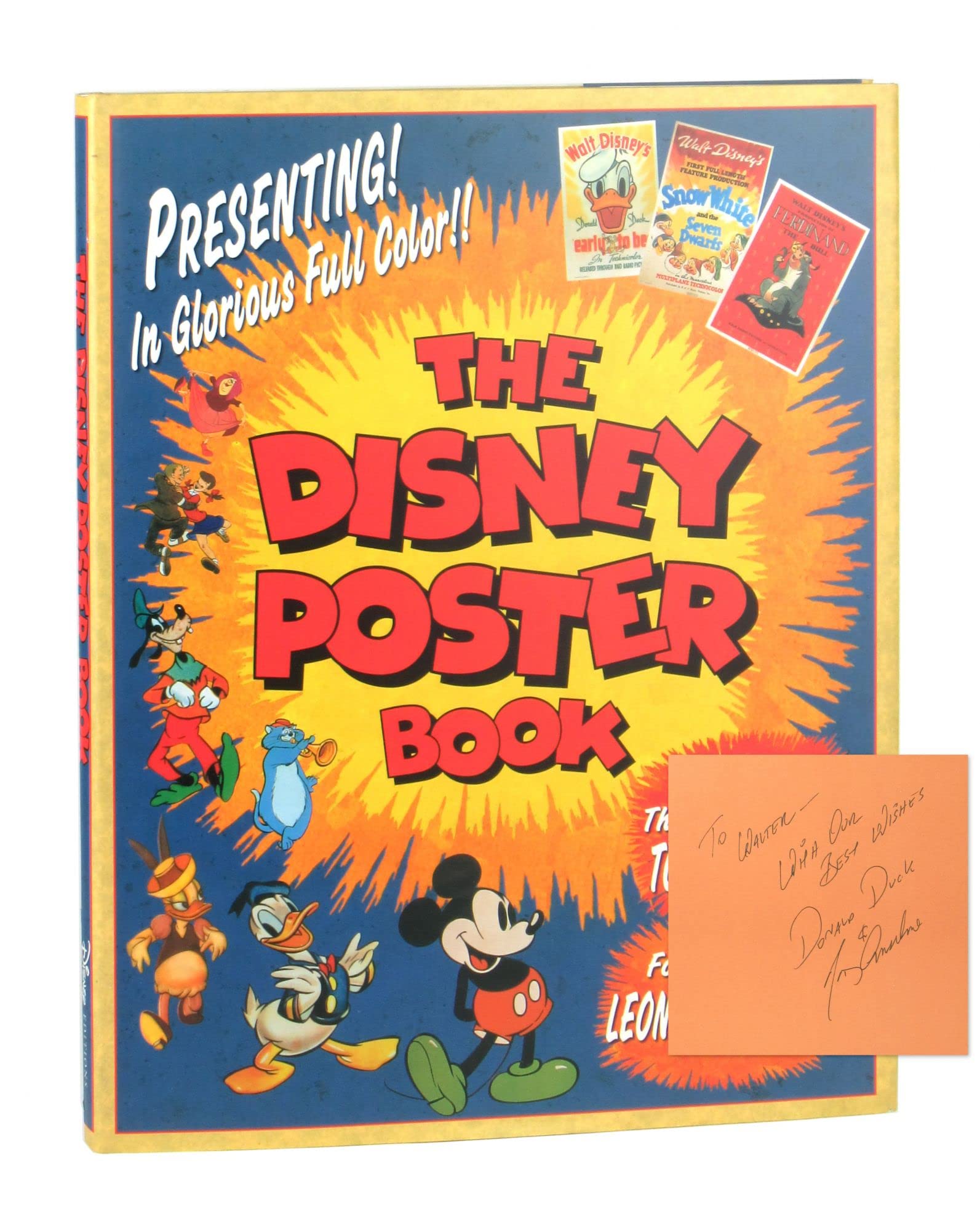 The Disney Poster Book: Featuring The Collection Of Tony Anselmo,Used