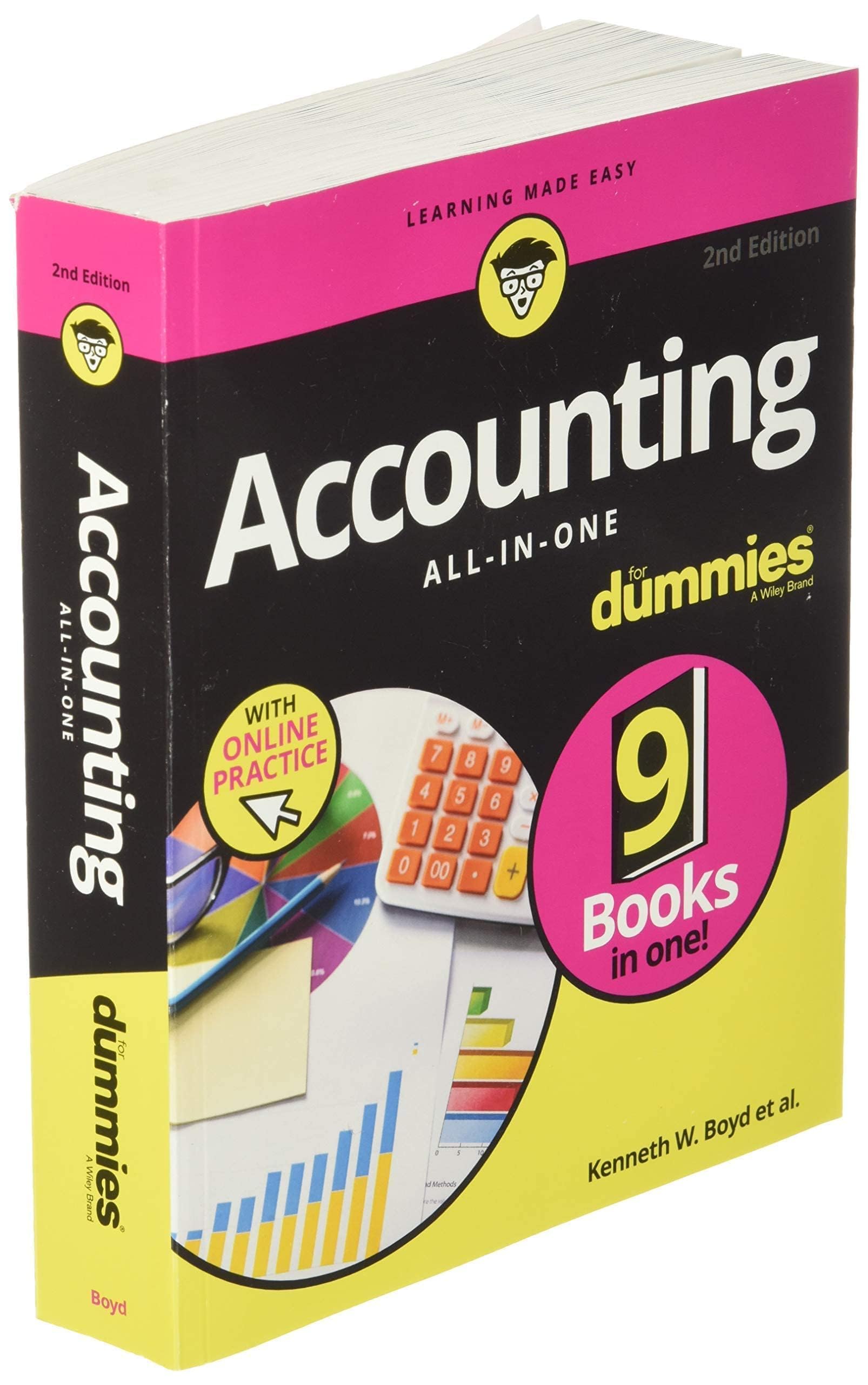 Accounting AllinOne For Dummies, with Online Practice, 2nd Edition (For Dummies (Business & Personal Finance)),Used