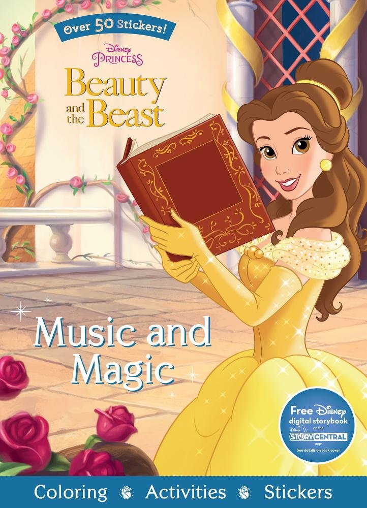 Music and Magic: Over 50 Stickers! (Disney Princess: Beauty and the Beast),Used