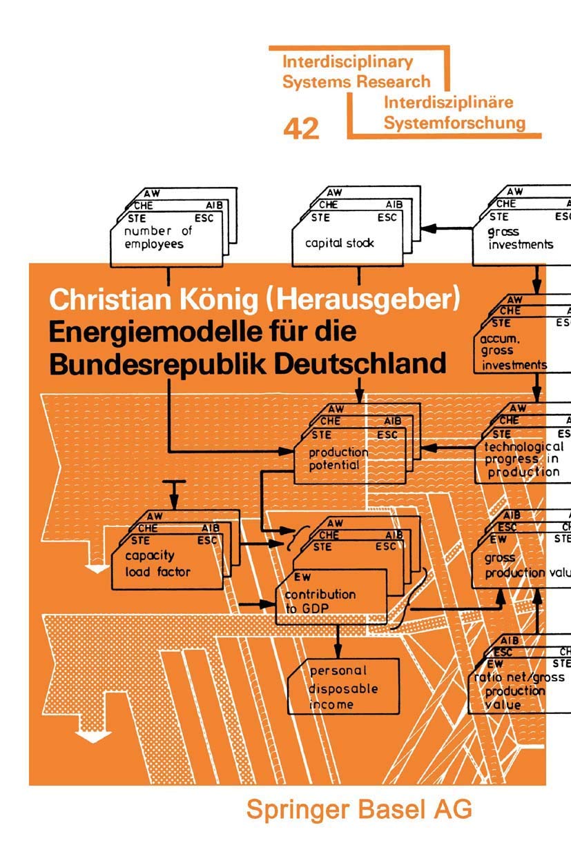 Energiemodelle fr die Bundesrepublik Deutschland (Interdisciplinary Systems Research) (German Edition),Used