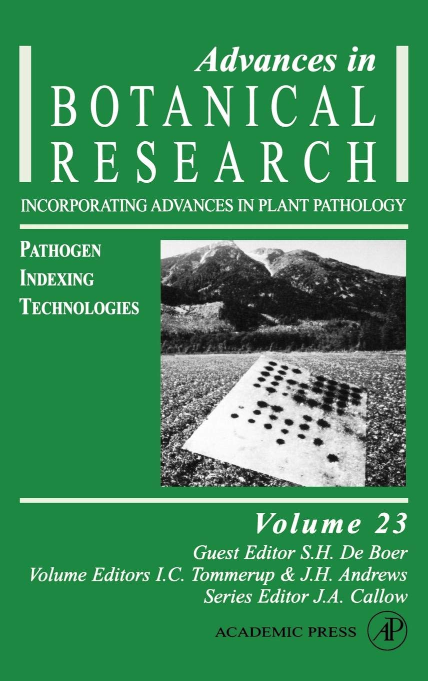 Pathogen Indexing Technologies (Volume 23) (Advances in Botanical Research, Volume 23),Used