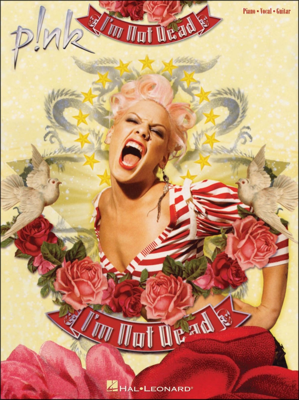 Pink I'm Not Dead Piano, Vocal and Guitar Chords,New