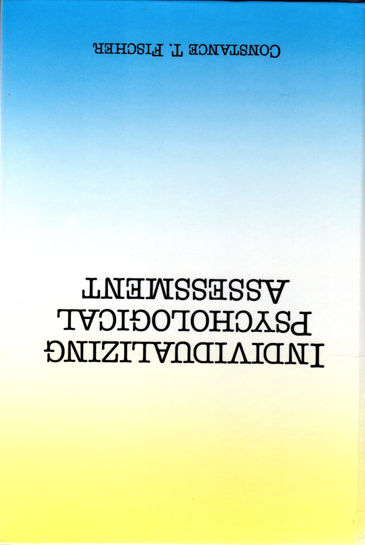 Individualizing Psychological Assessment,Used