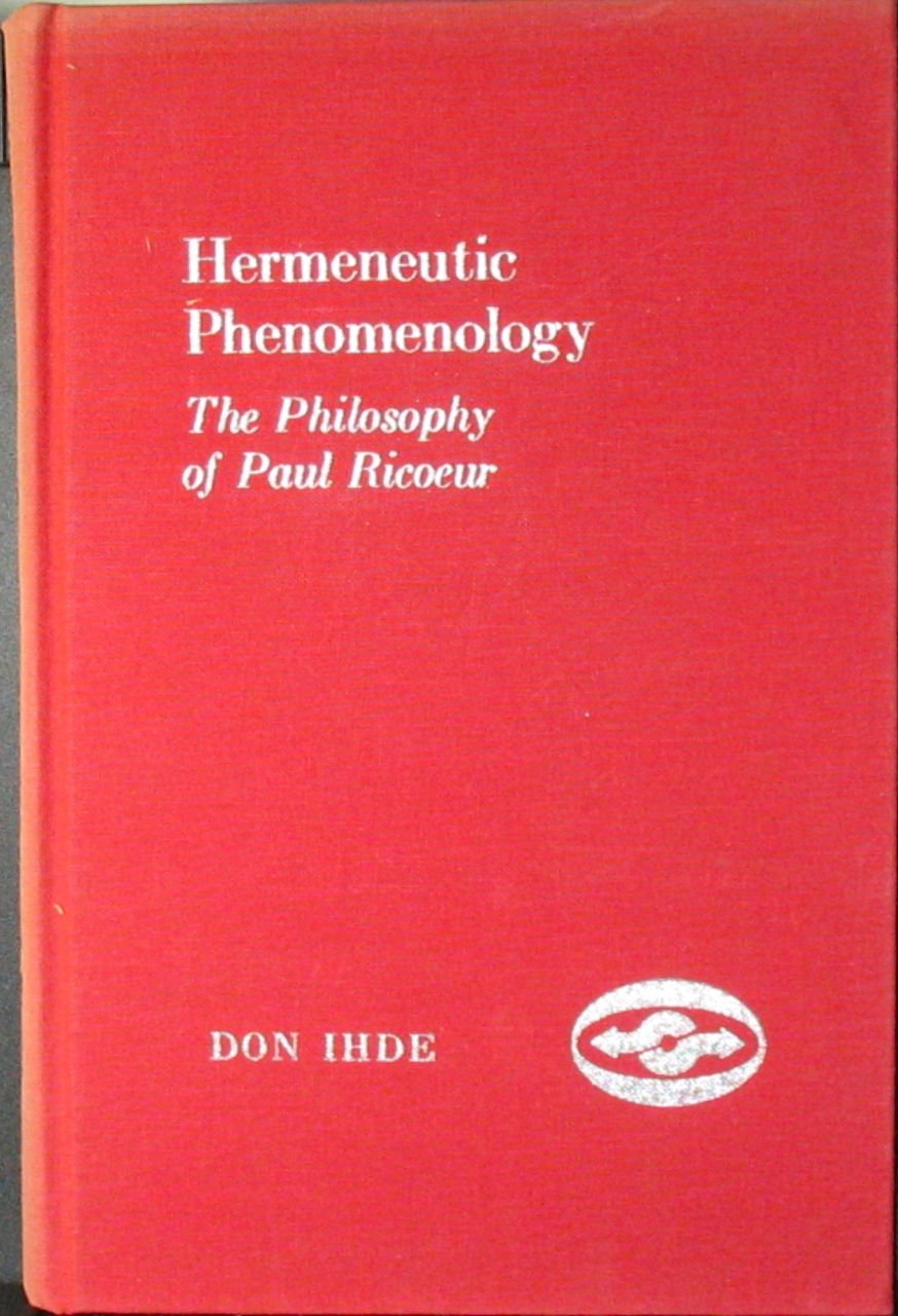 Hermeneutic Phenomenology;: The Philosophy Of Paul Ricoeur (Studies In Phenomenology And Existential Philosophy),Used