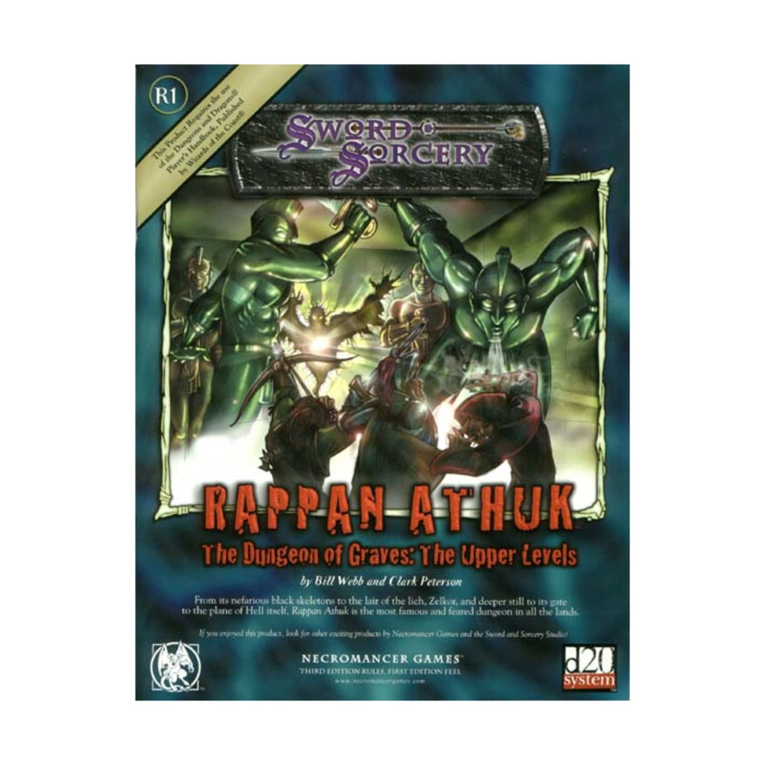 Rappan Athuk: The Dungeon of GravesThe Upper Levels (Sword & Sorcery),Used