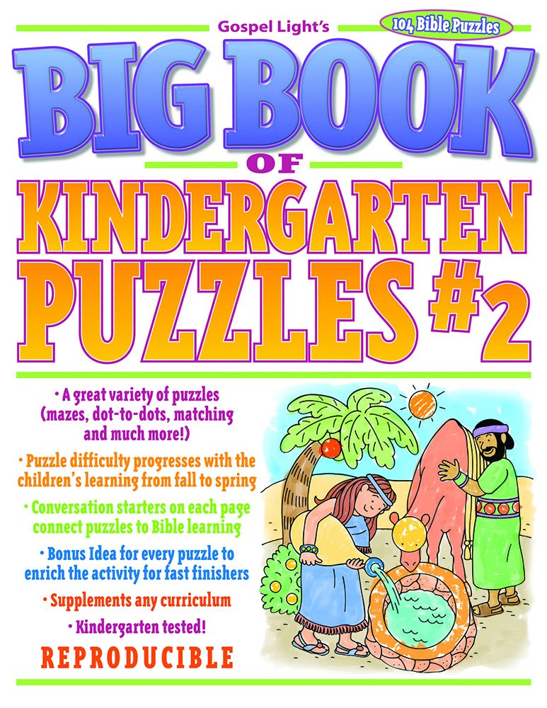 Big Book Of Kindergarten Puzzles #2 (Big Books),Used
