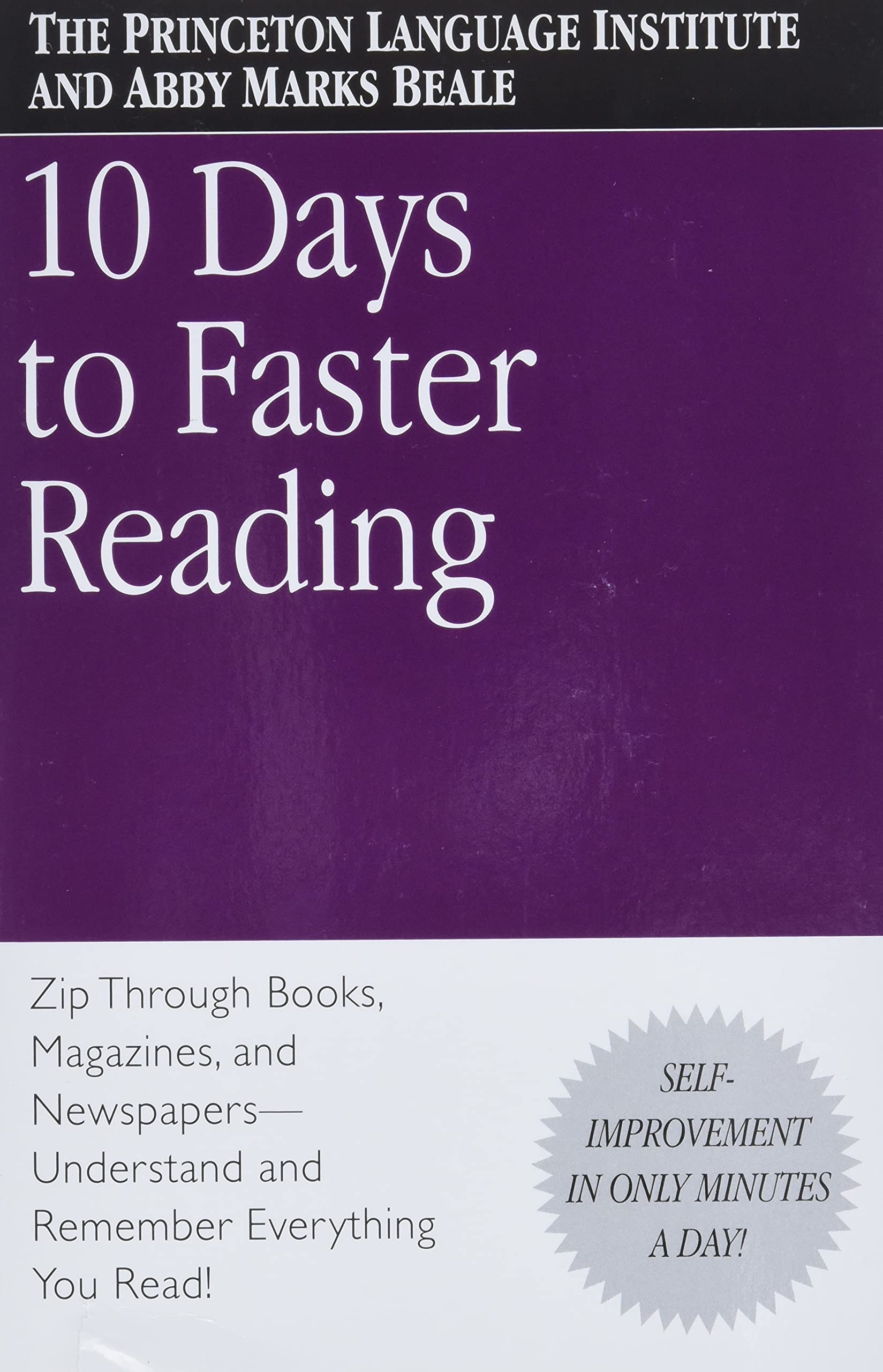 10 Days to Faster Reading,New