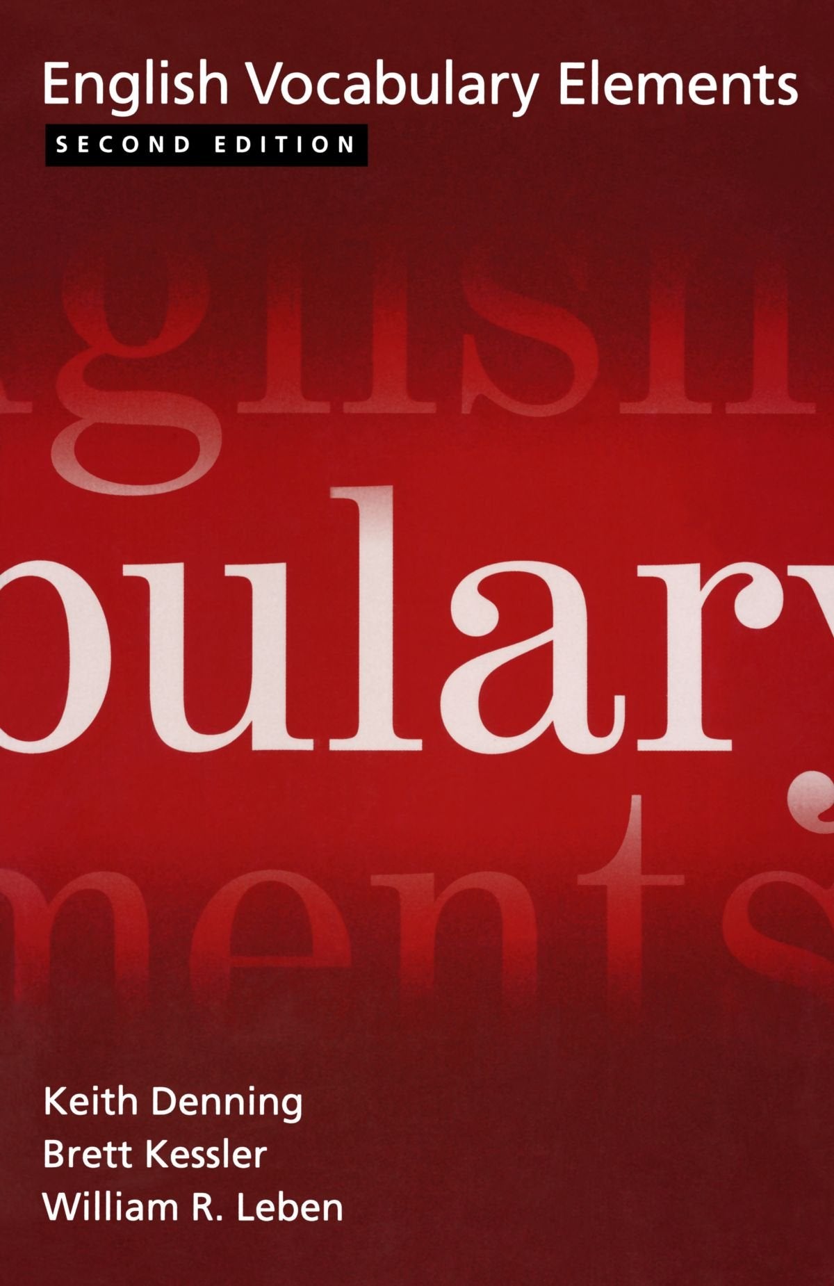 English Vocabulary Elements,Used
