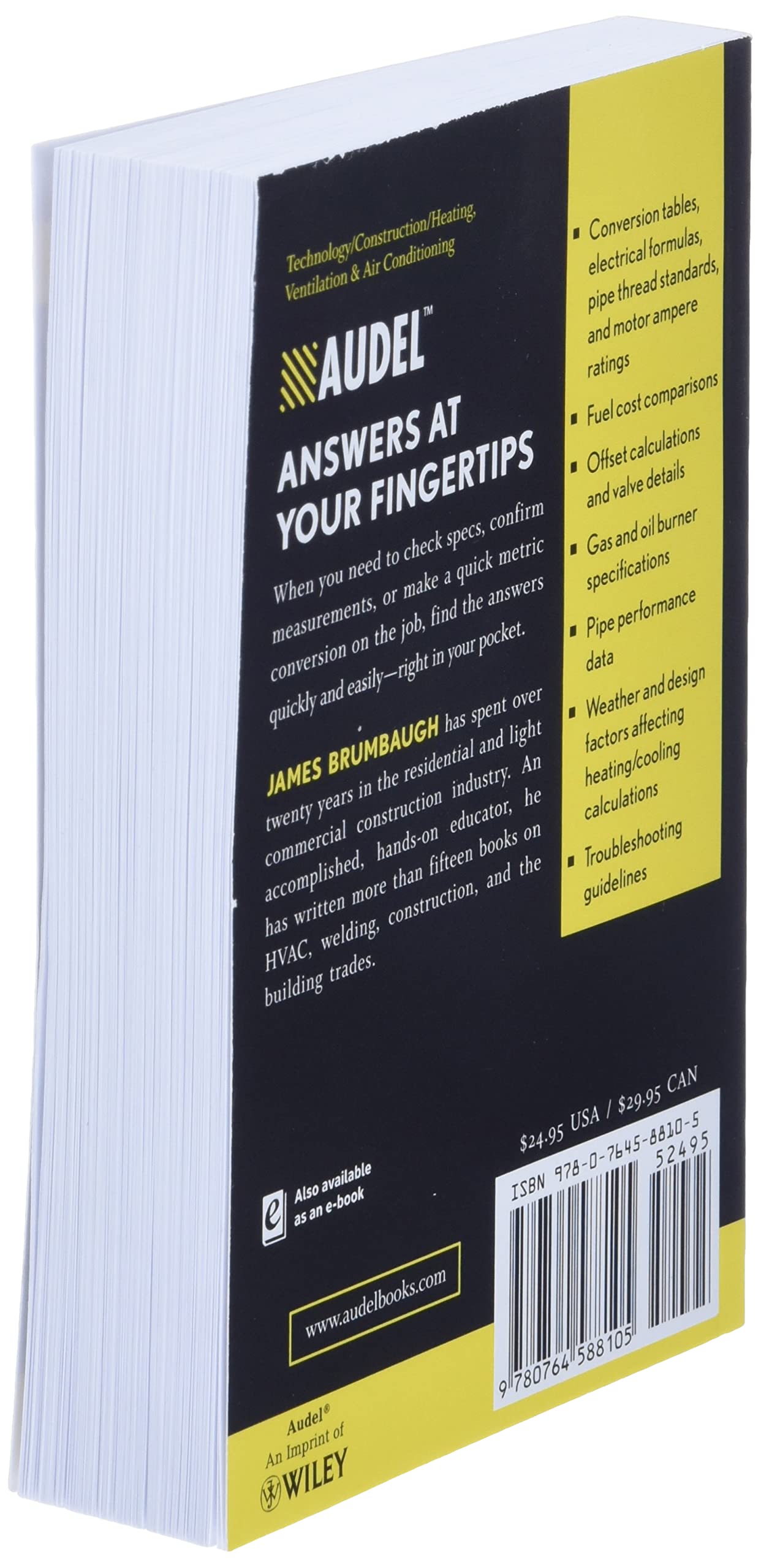 Audel HVAC Pocket Reference,Used