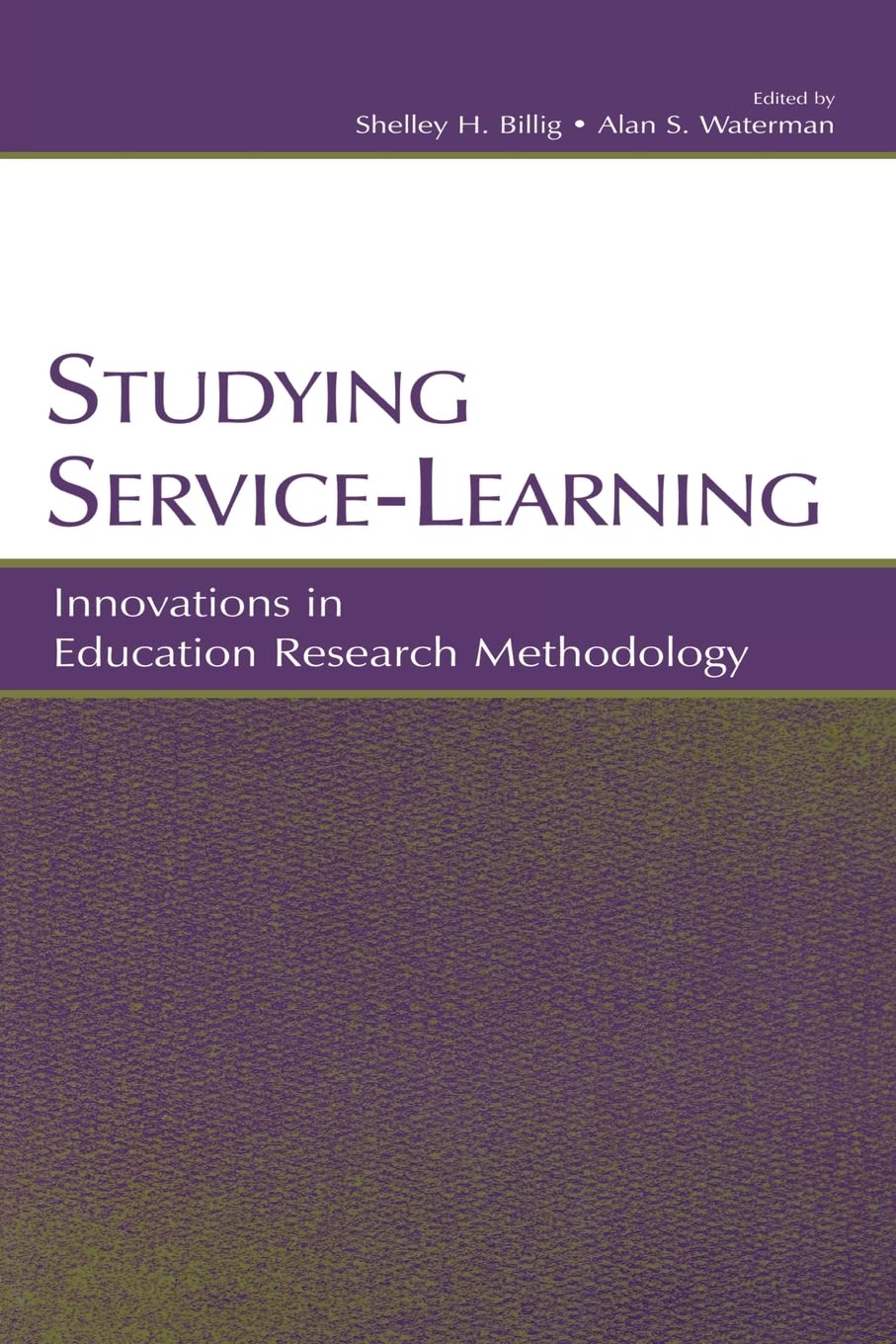 Studying Servicelearning,Used