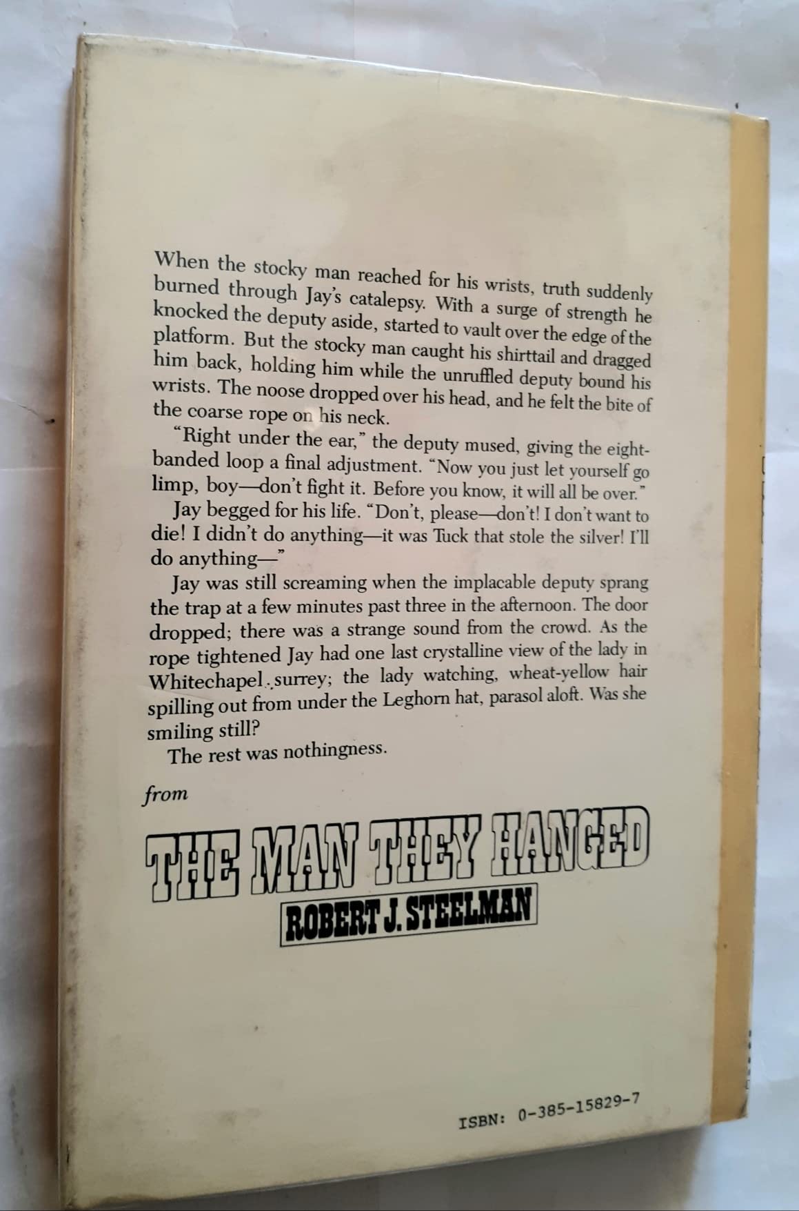 The man they hanged,Used
