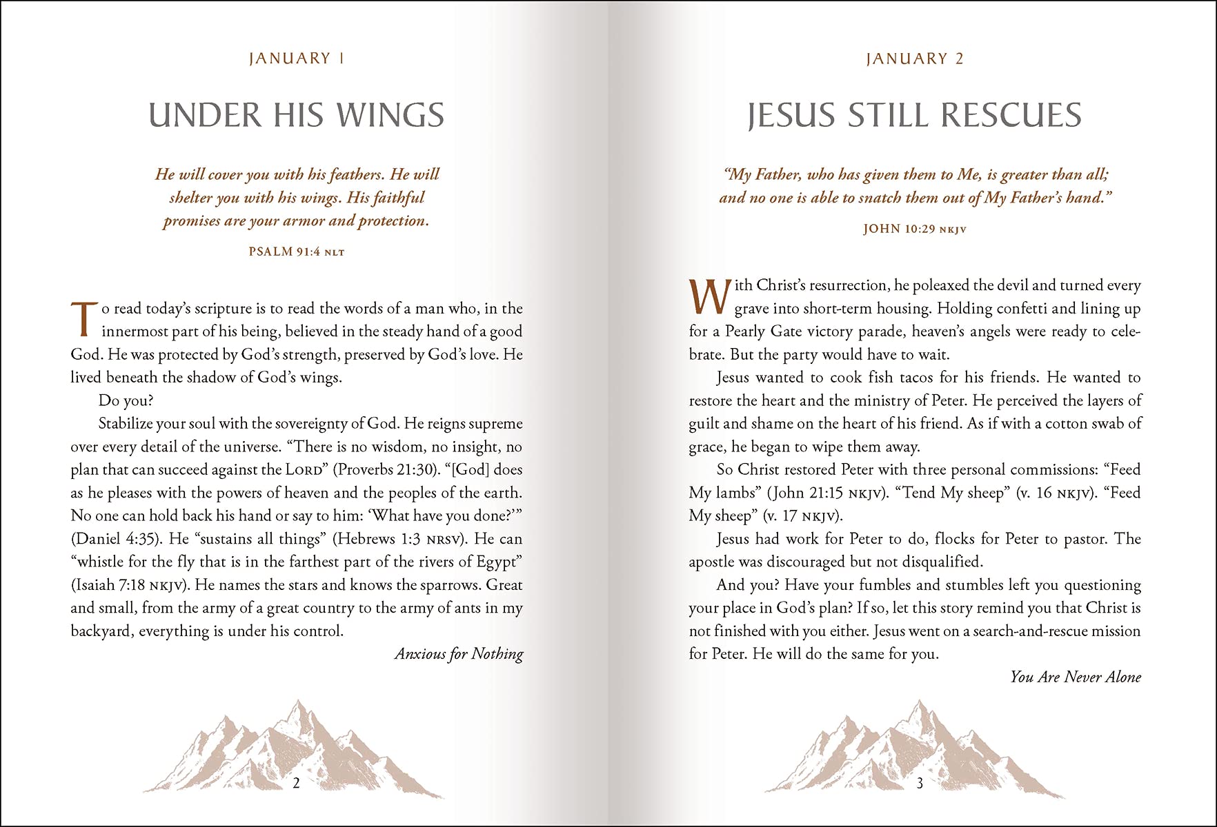 You Can Count on God: 365 Devotions,Used