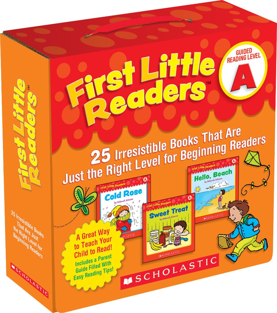 First Little Readers Parent Pack: Guided Reading Level A: 25 Irresistible Books That Are Just the Right Level for Beginning Read,New