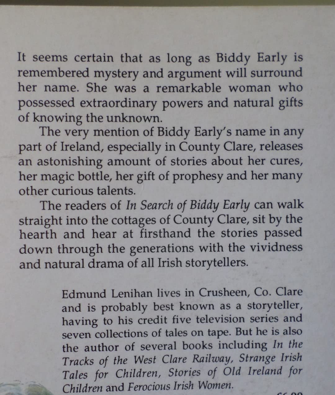 In Search of Biddy Early,Used