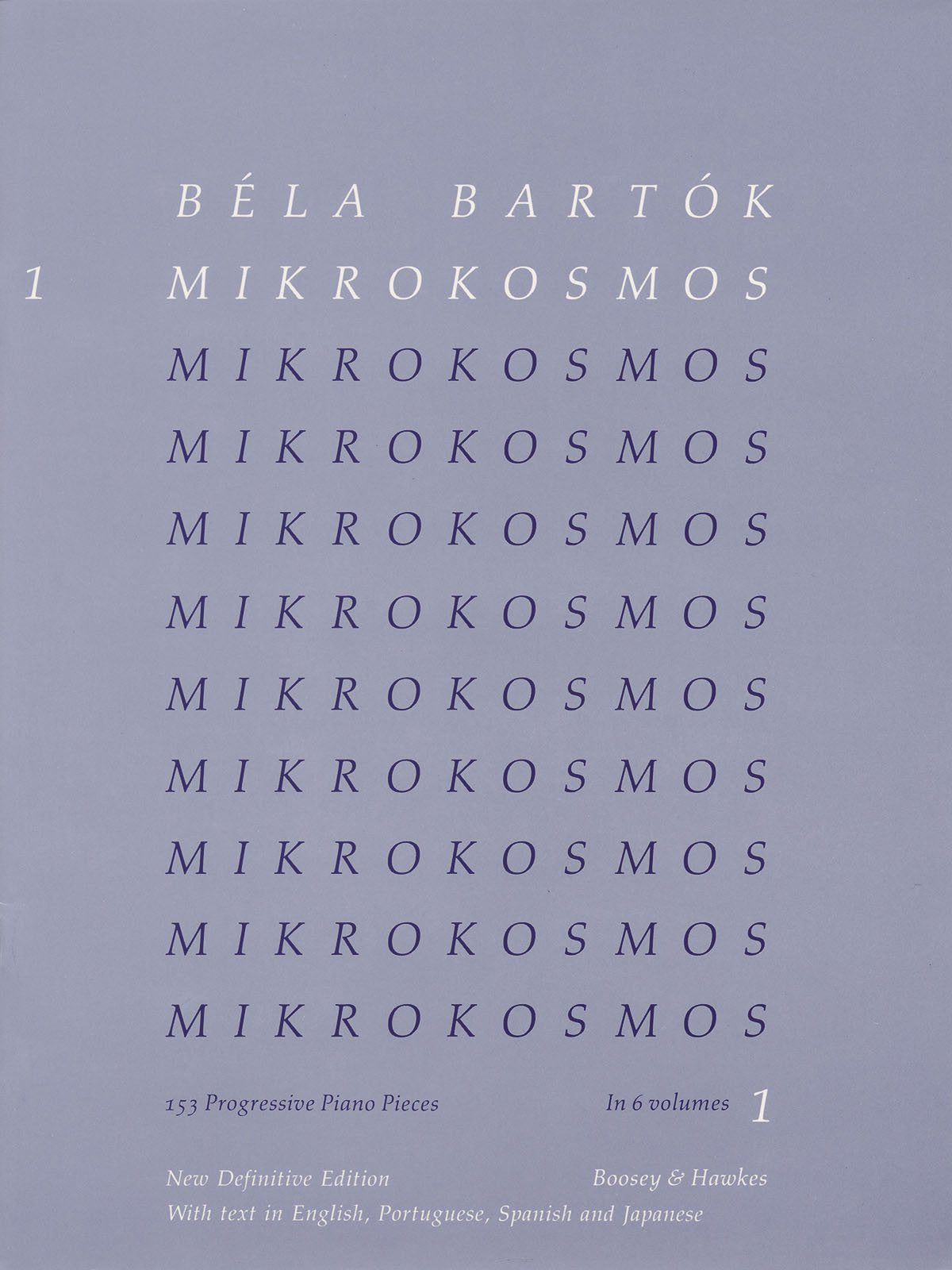 Bla Bartk Mikrokosmos Volume 1,Used
