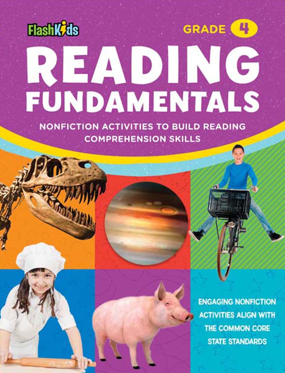 Reading Fundamentals: Grade 4: Nonfiction Activities to Build Reading Comprehension Skills (Flash Kids Fundamentals),Used