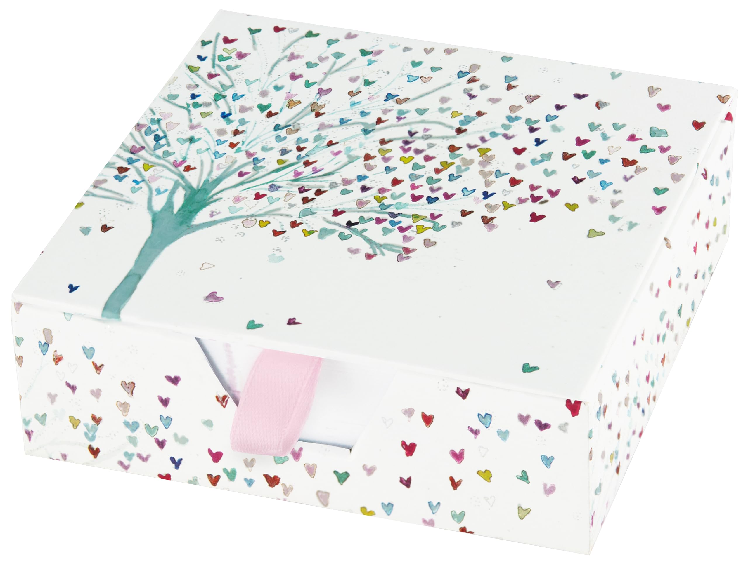 Tree of Hearts Desk Notes (Note Pad),Used