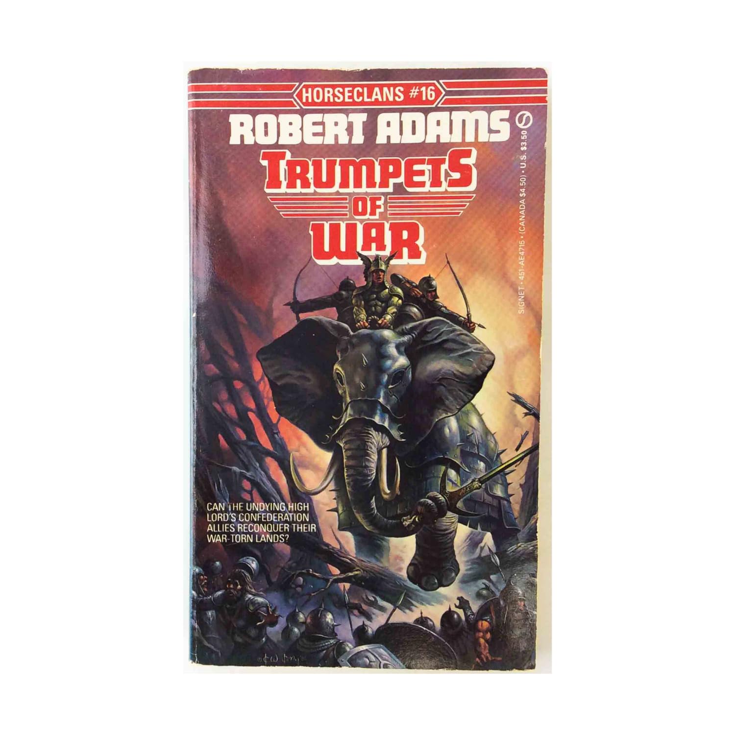 Trumpets Of War (Horseclans, No. 16),Used