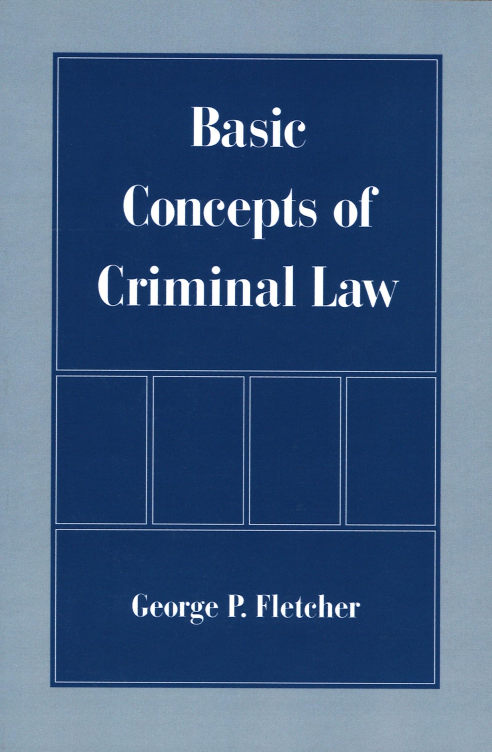 Basic Concepts of Criminal Law,Used
