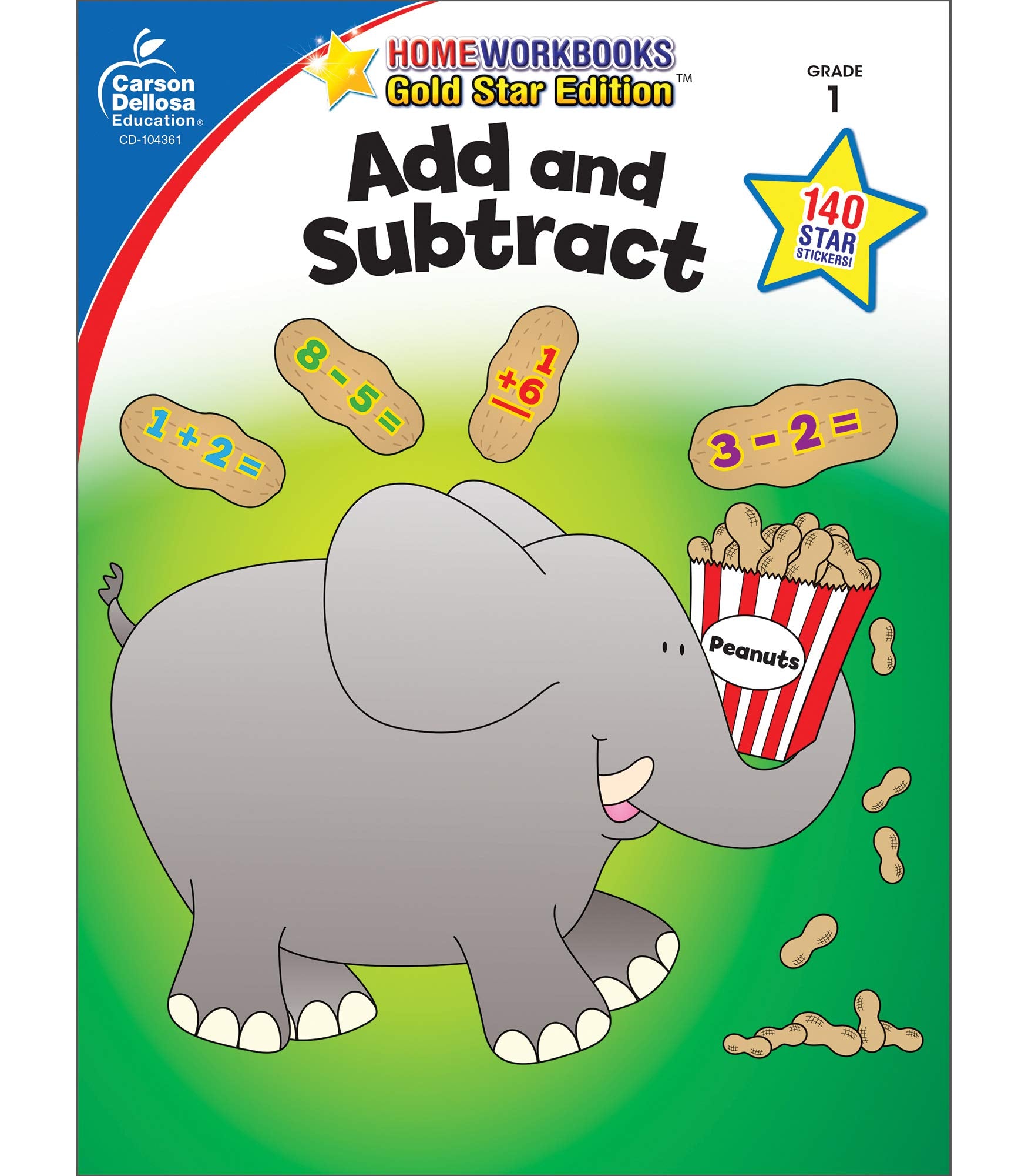 Add and Subtract, Grade 1 (Home Workbooks),Used