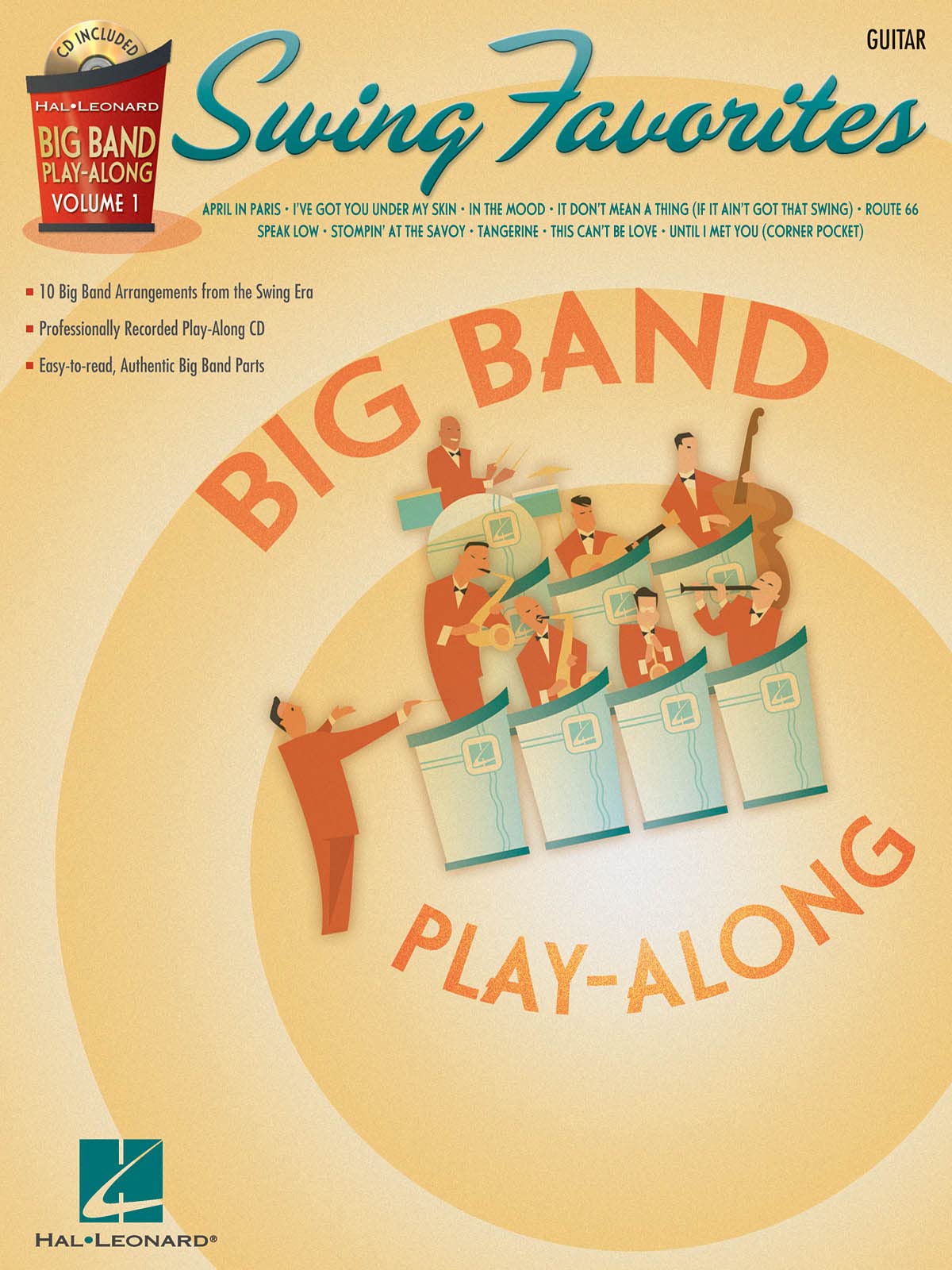Swing Favorites: Big Band PlayAlong, Volume 1 (Book and CD) (Guitar),Used